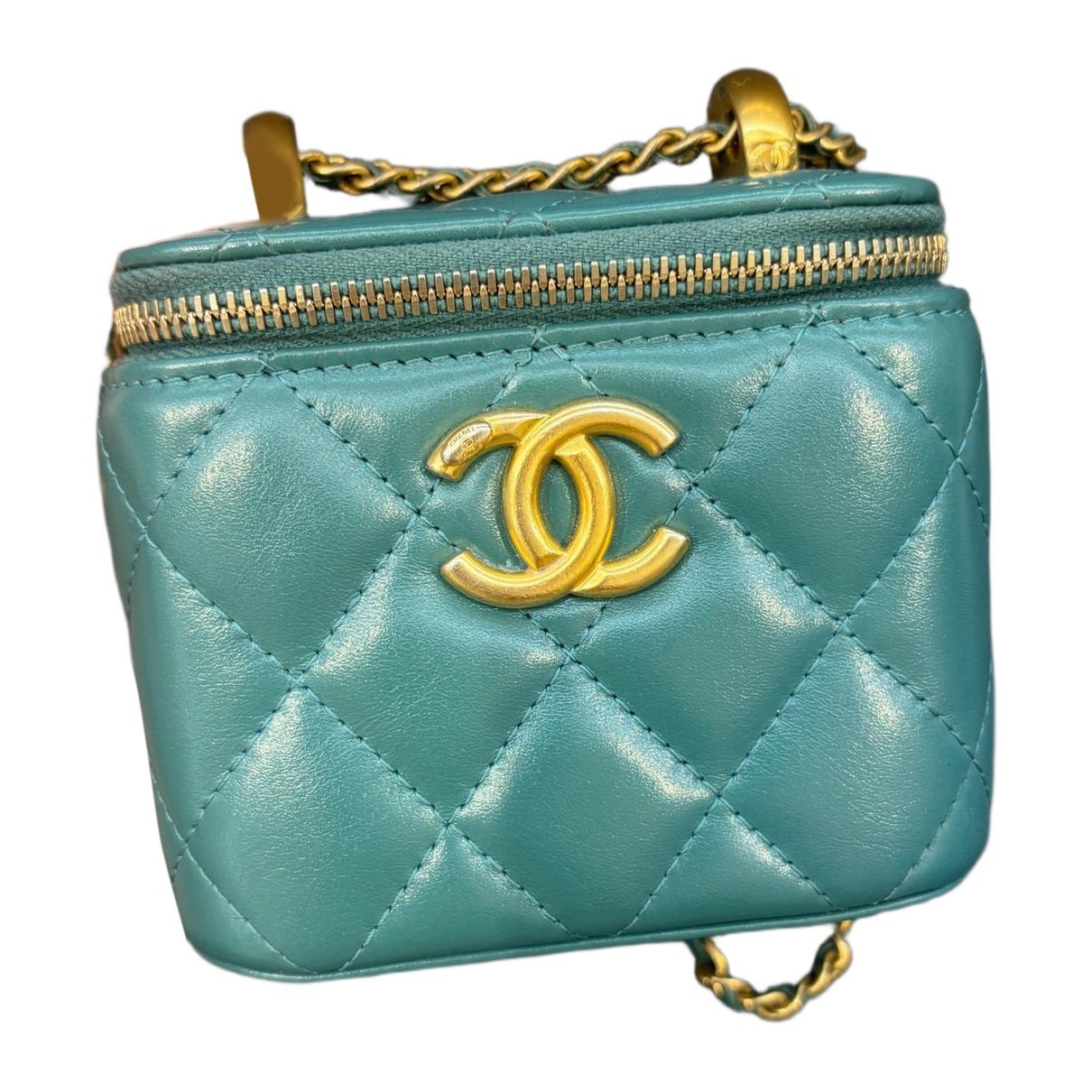 Trendy CC Vanity leather handbag