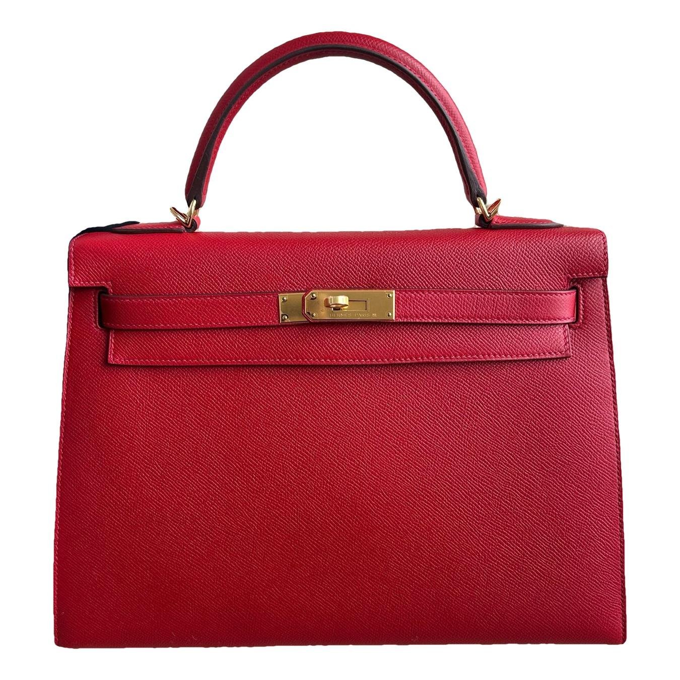 Kelly 32 leather handbag