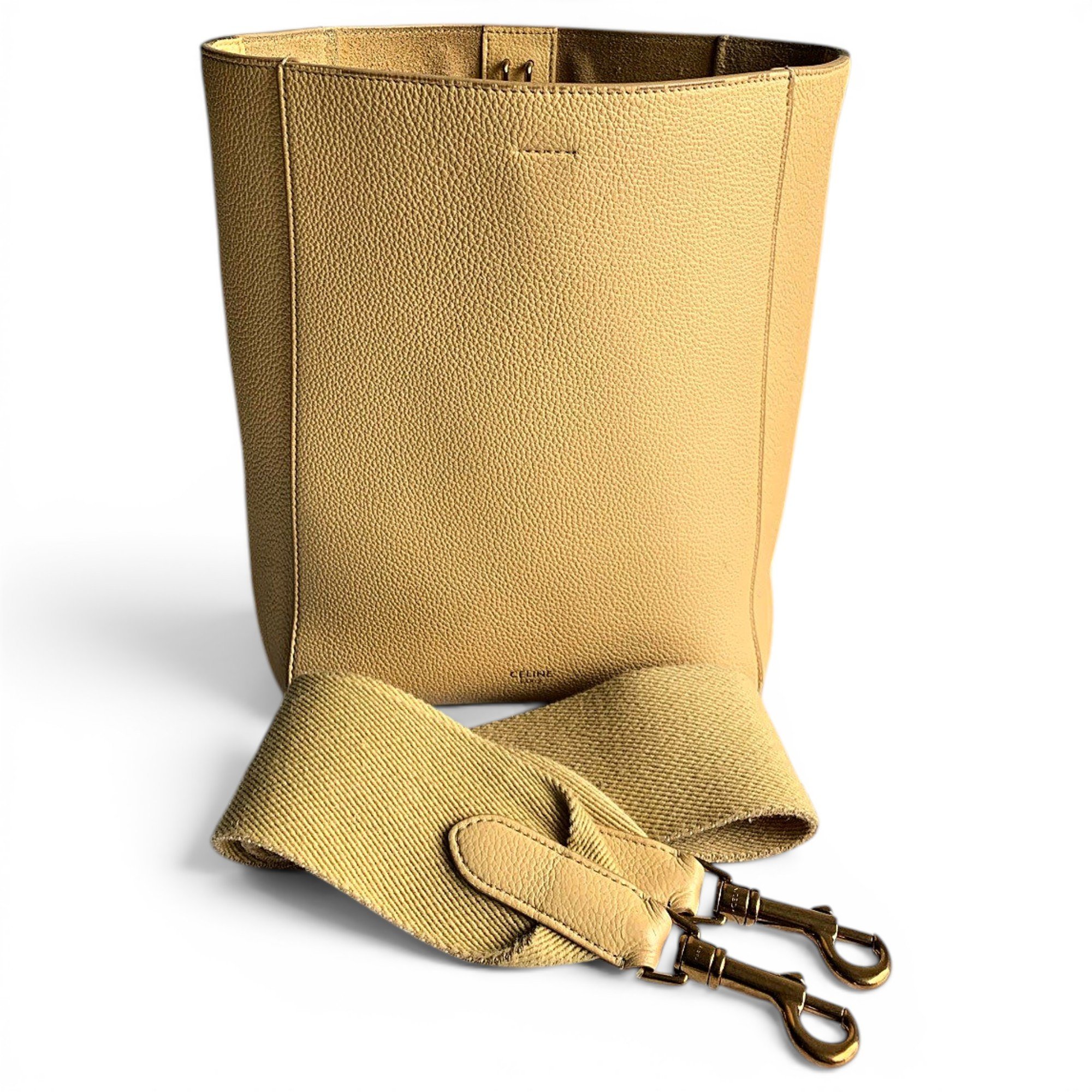 Seau Sangle leather tote