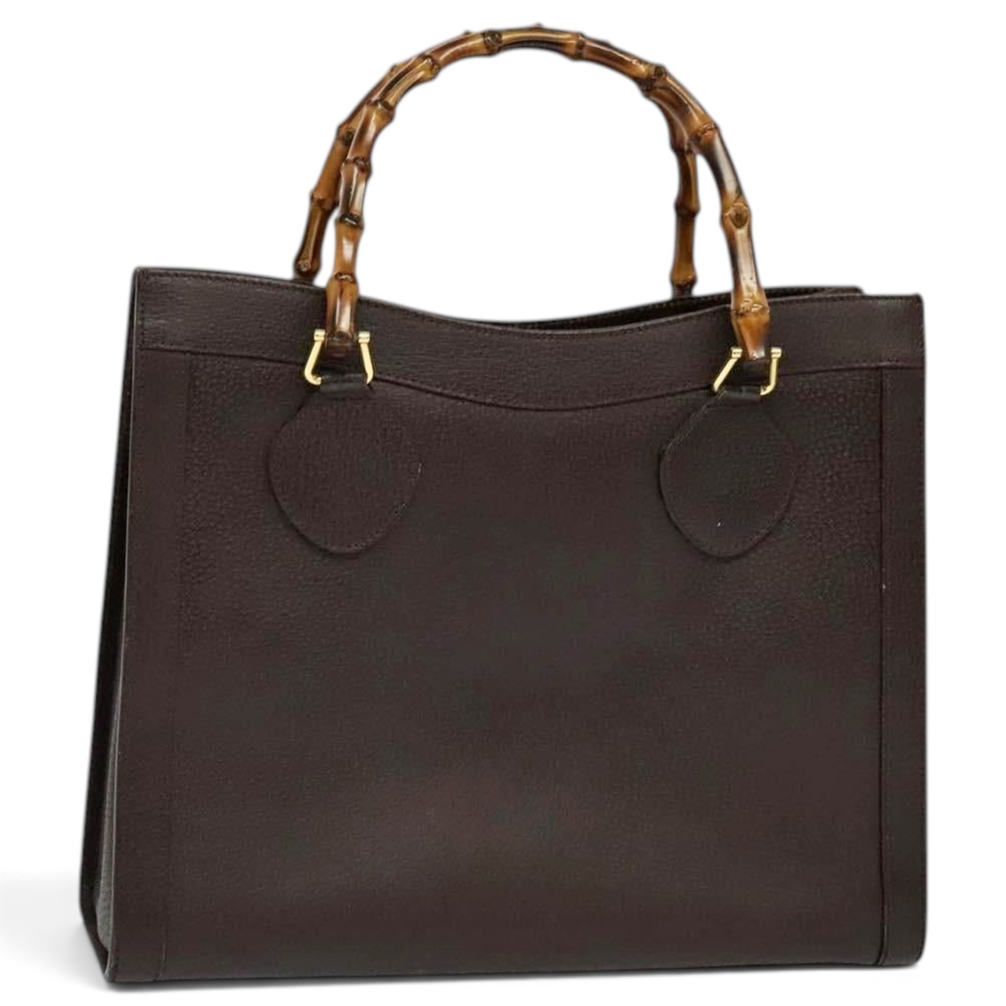 Bamboo leather handbag