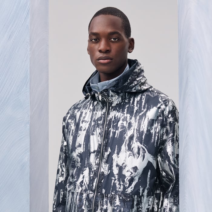 Océan "Cavalcade Siderale" Reversible Hooded Jacket