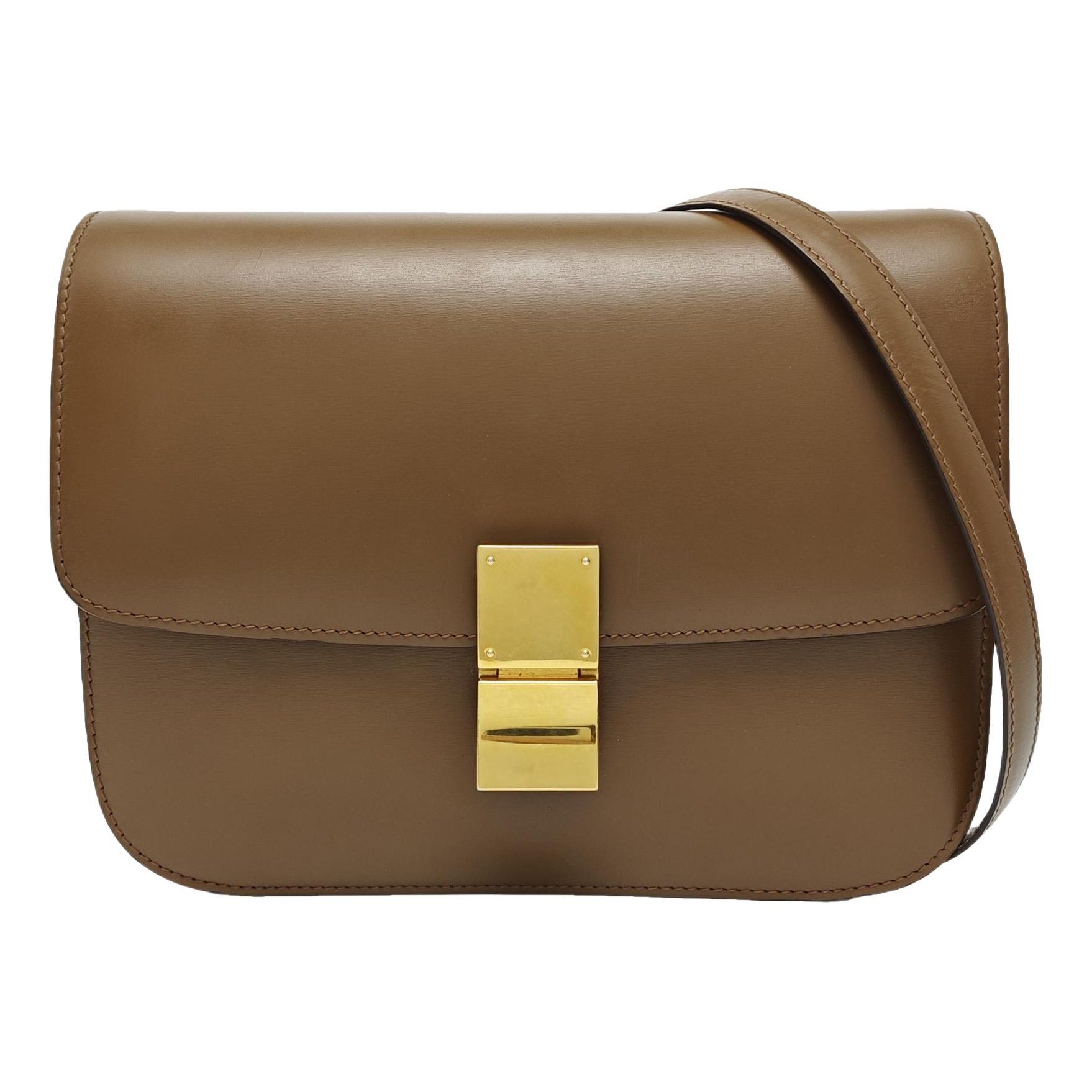 Classic leather crossbody bag