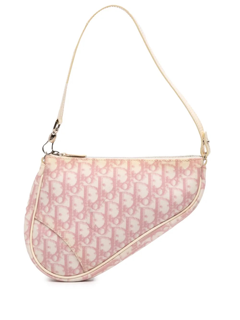 Dior 2003 Mini Diorissimo Coated Canvas Saddle Pochette shoulder bag