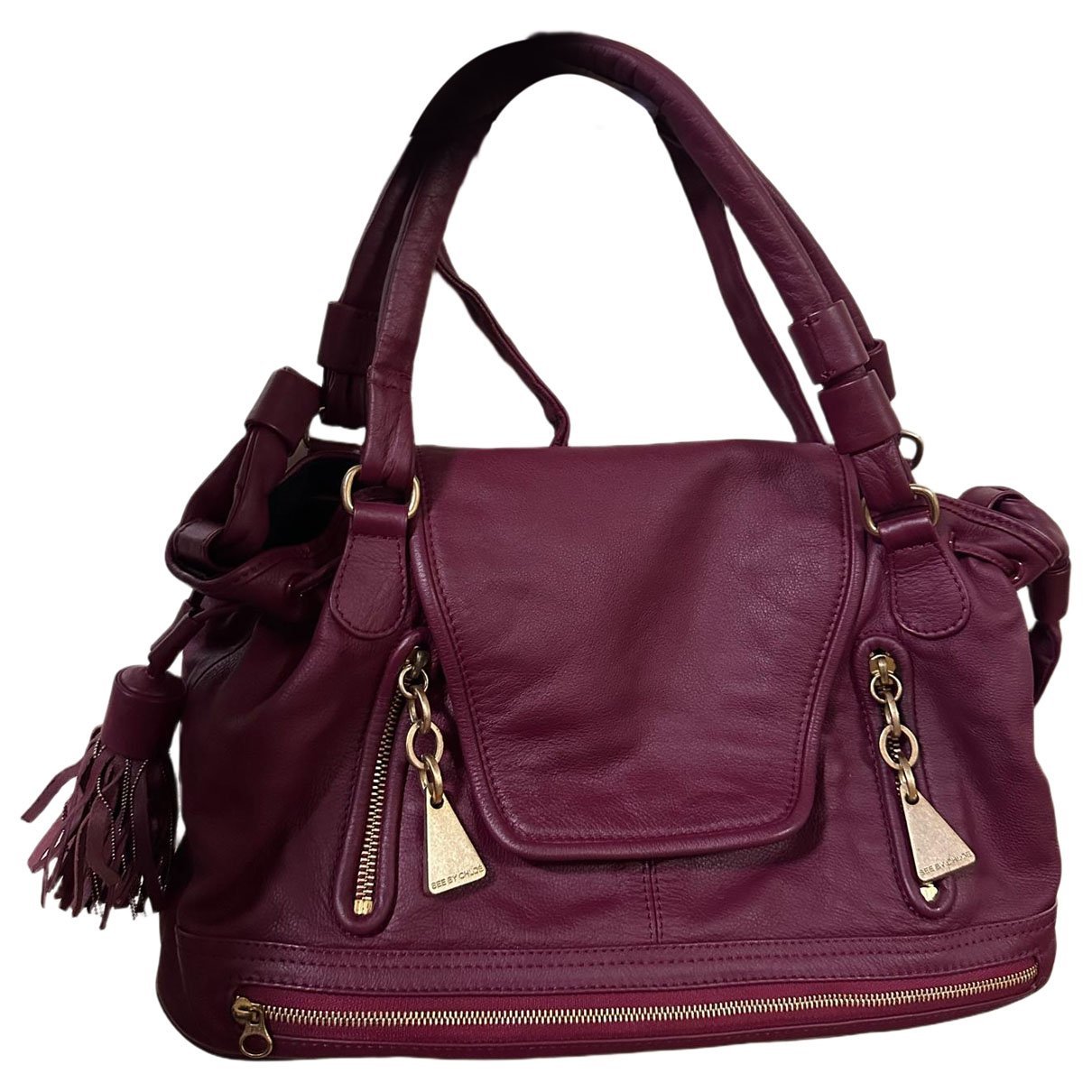 Leather handbag