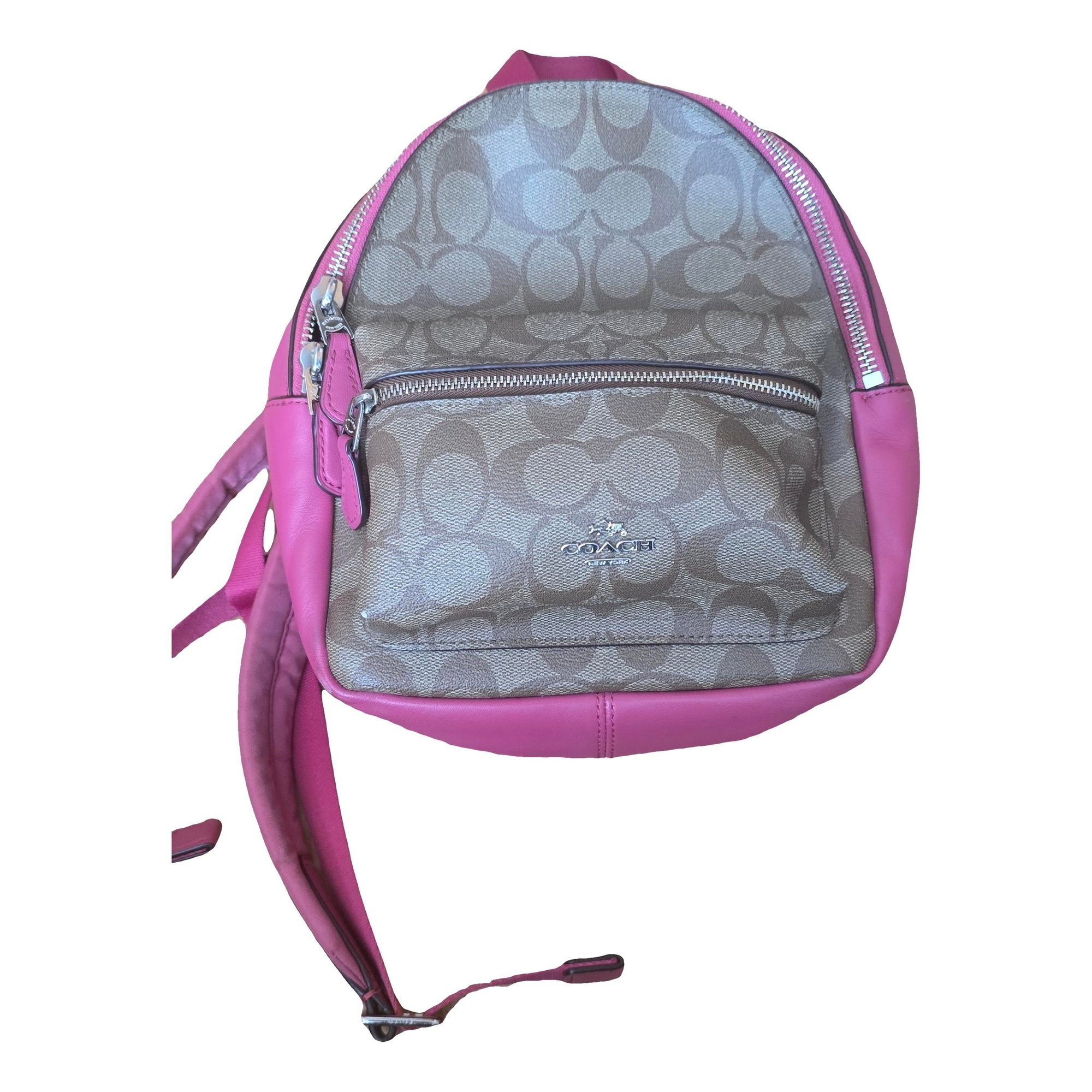 Campus leather backpack
