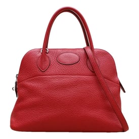 Hermes Bolide Handbag Rouge Casaque Clemence Leather 2013