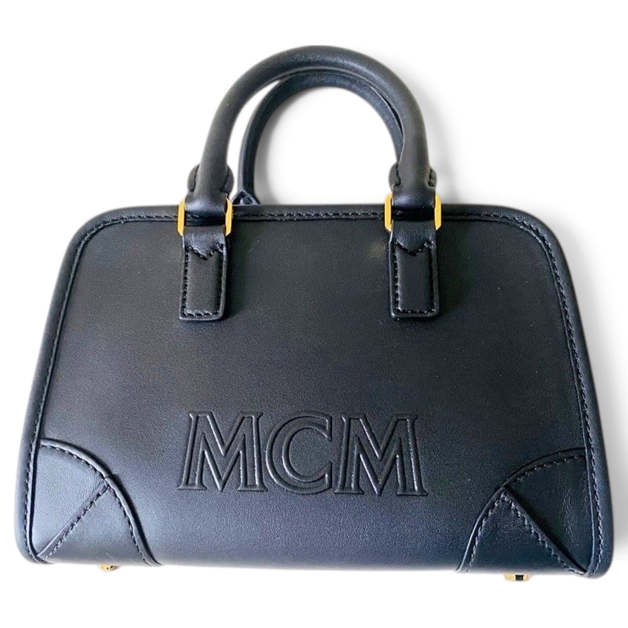 Boston leather handbag