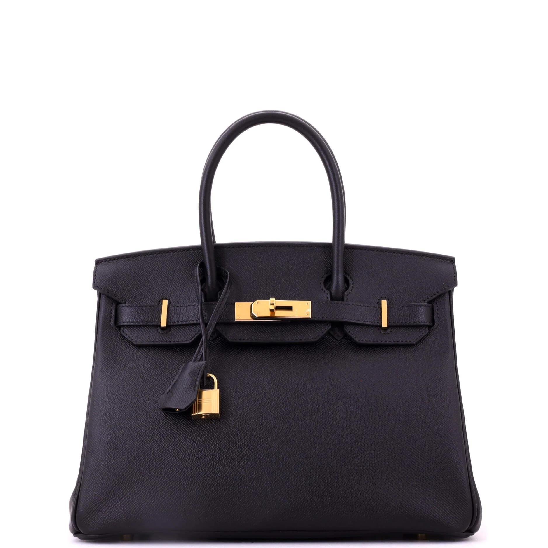 Birkin 30 leather handbag