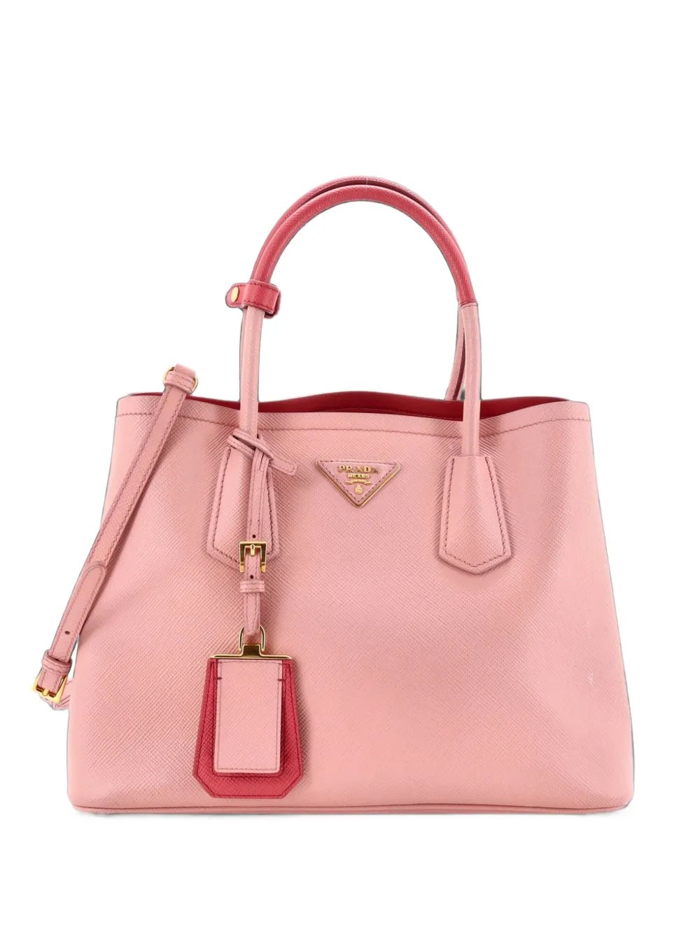 Cuir Double Saffiano Leather Small tote bag