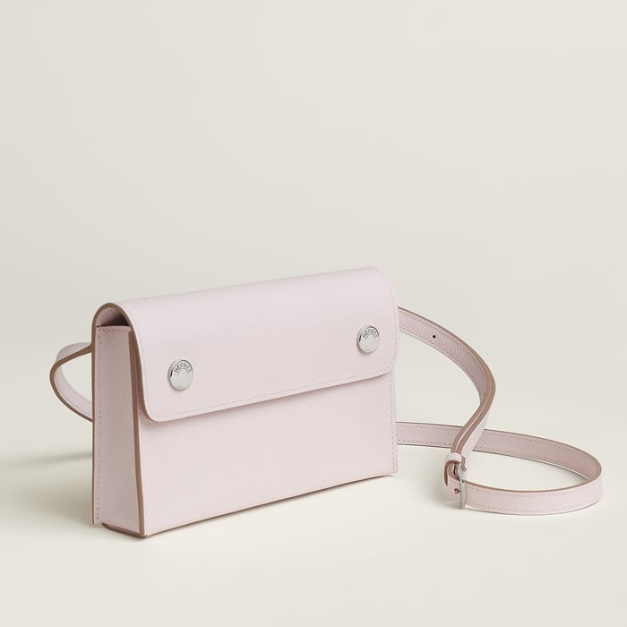 Mauve Pâle Hermèsnap Wallet
