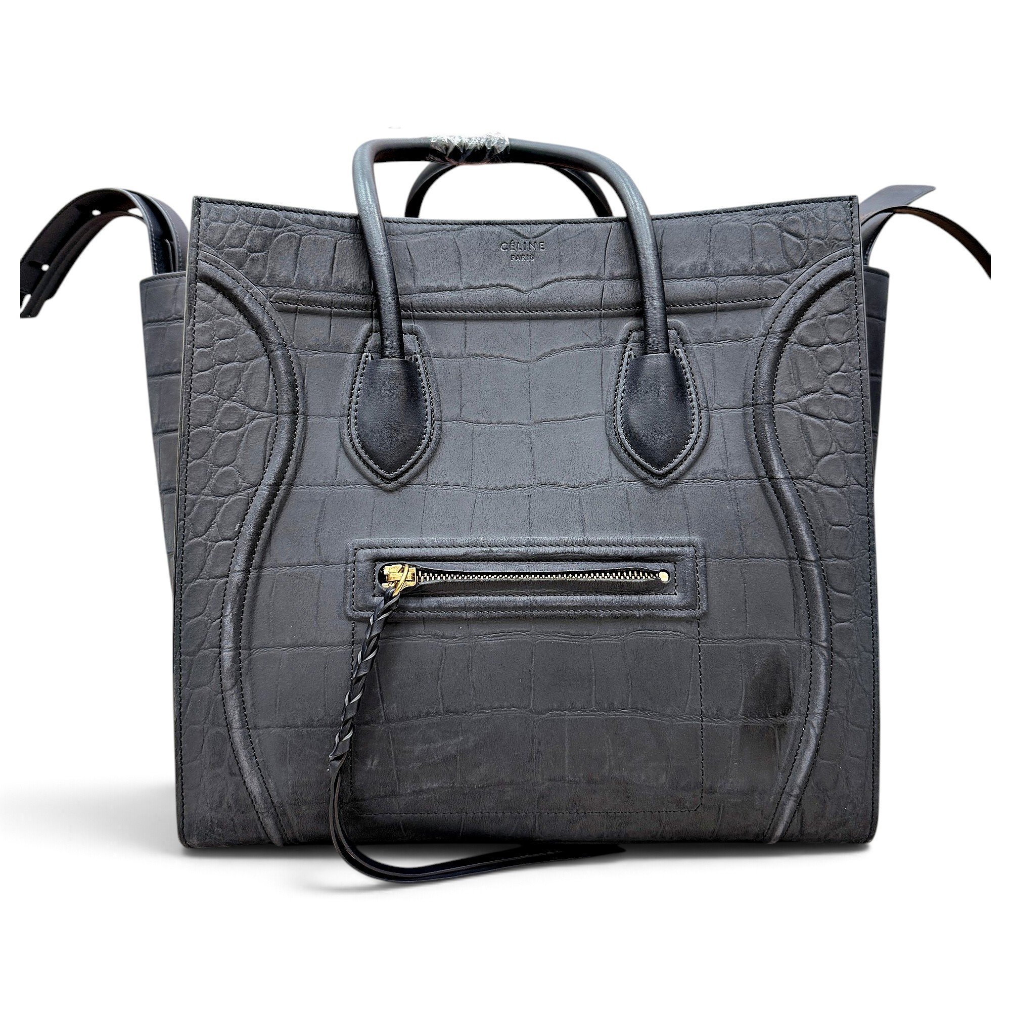 Luggage leather handbag