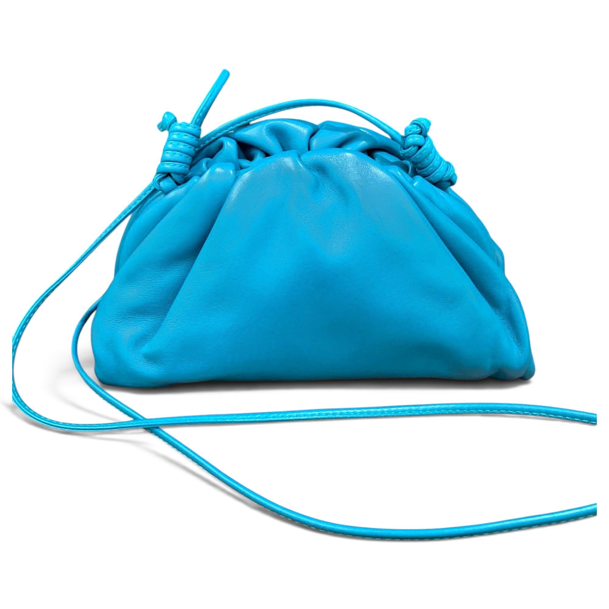 Pouch leather handbag