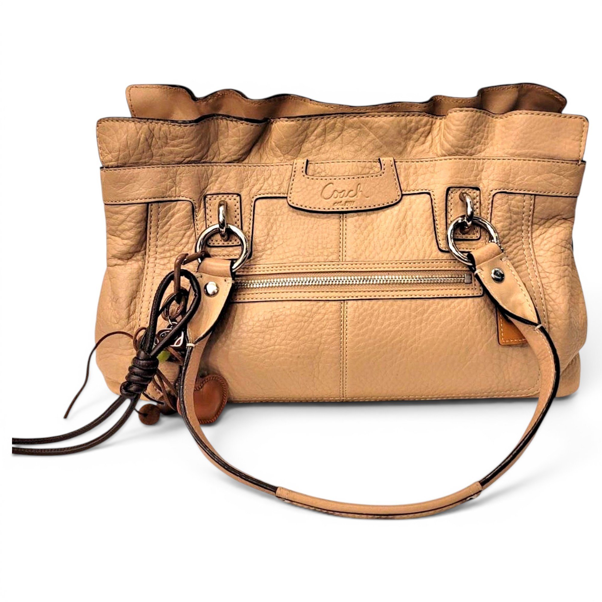 Leather handbag