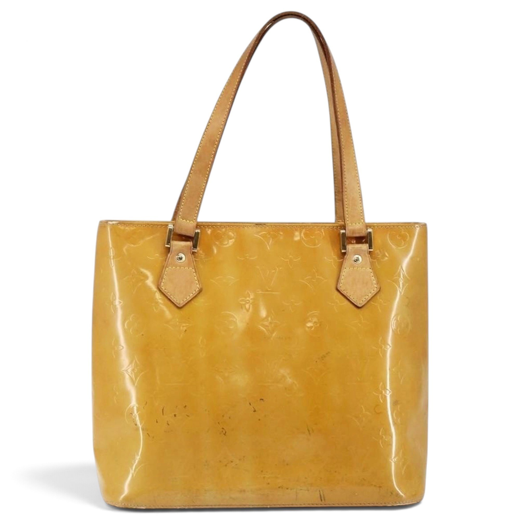 Houston patent leather handbag