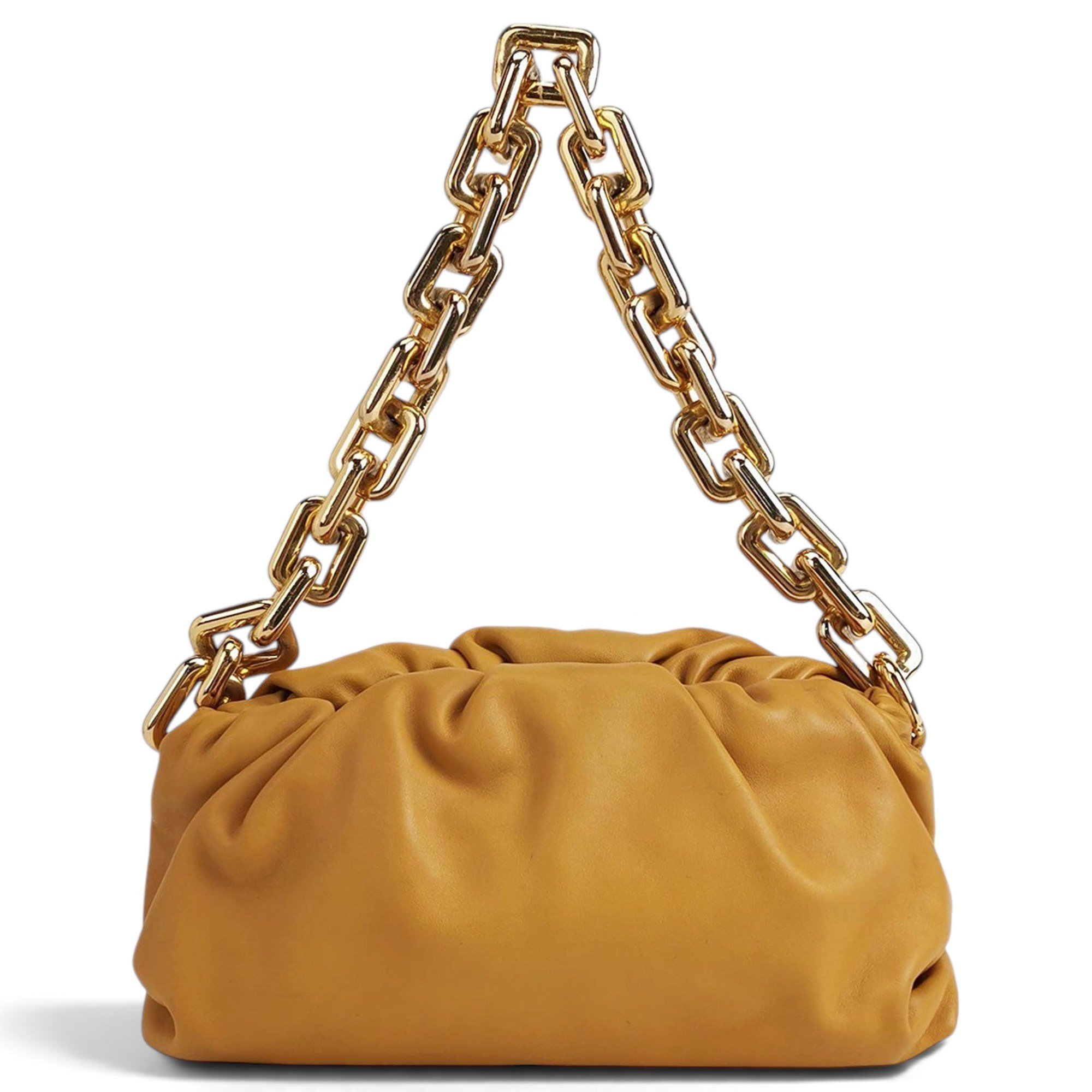 Chain Pouch leather handbag