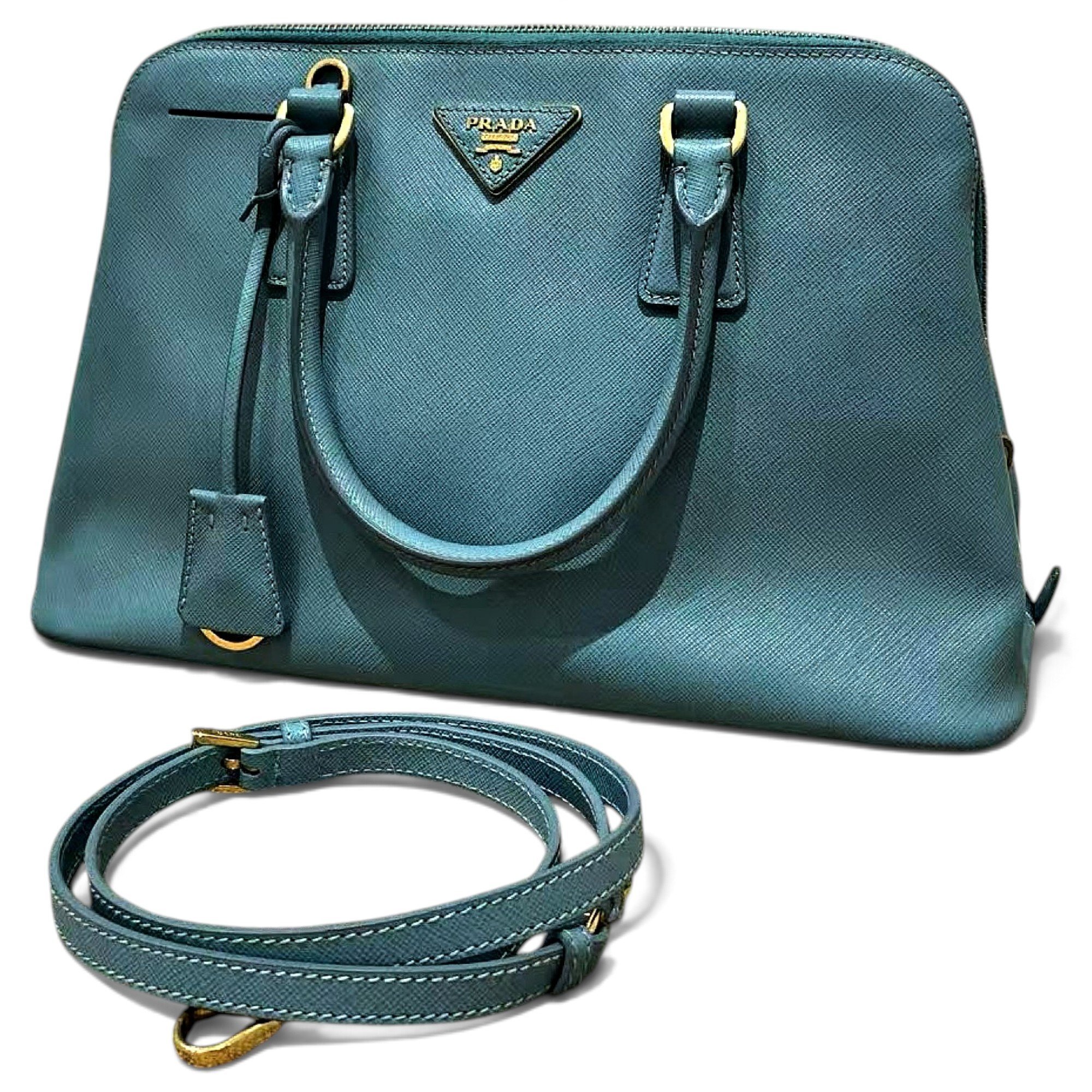 Promenade leather handbag