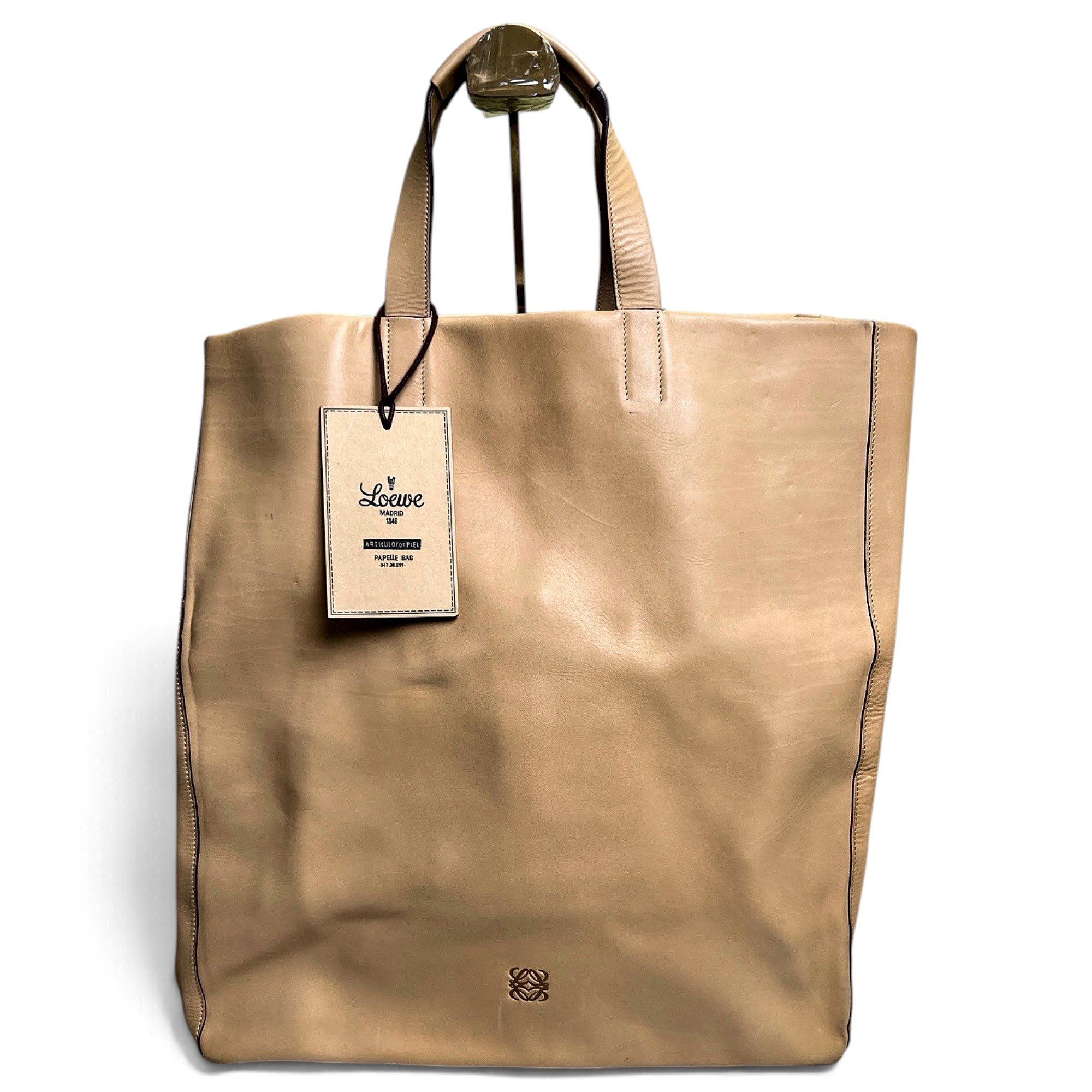 Leather tote