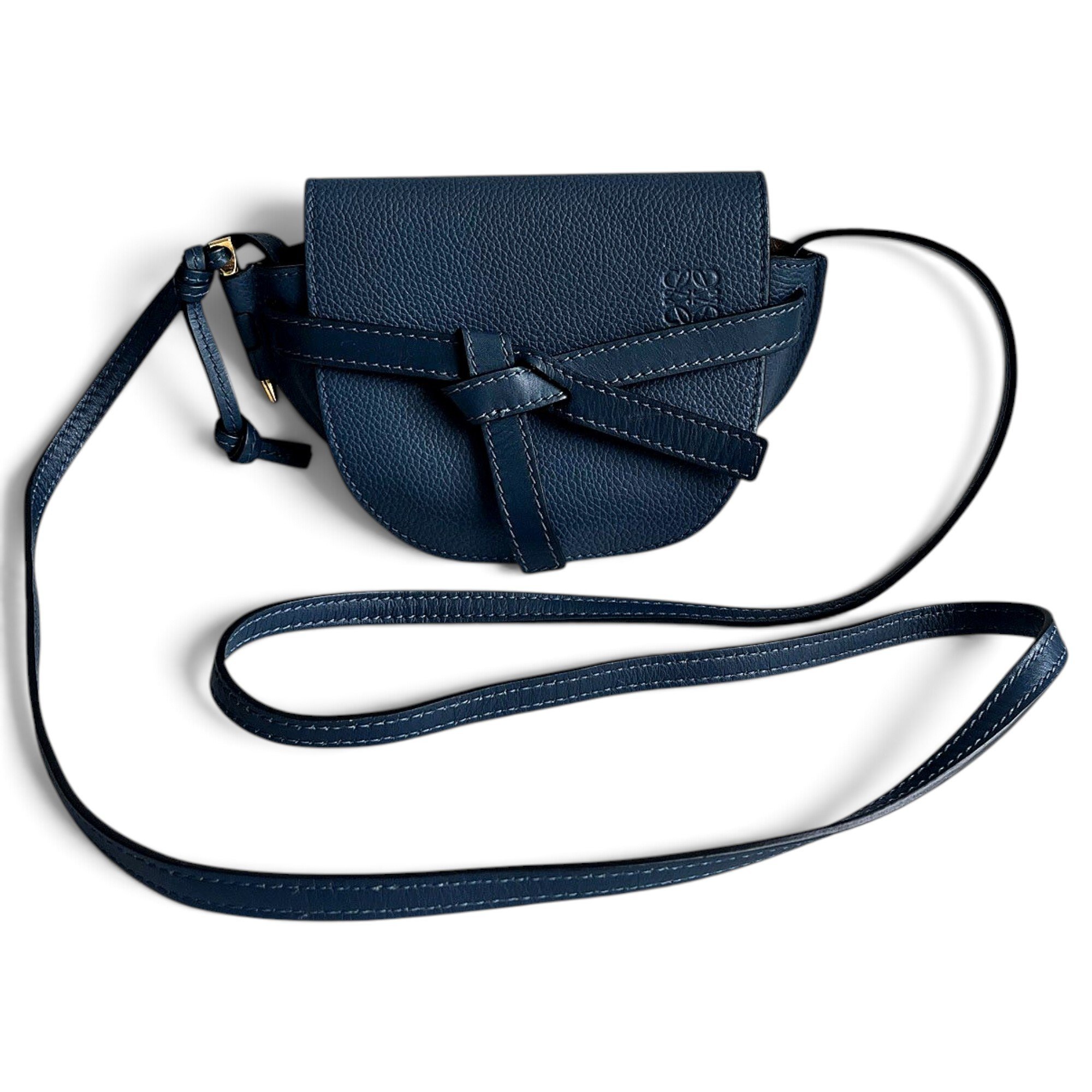 Gate leather crossbody bag