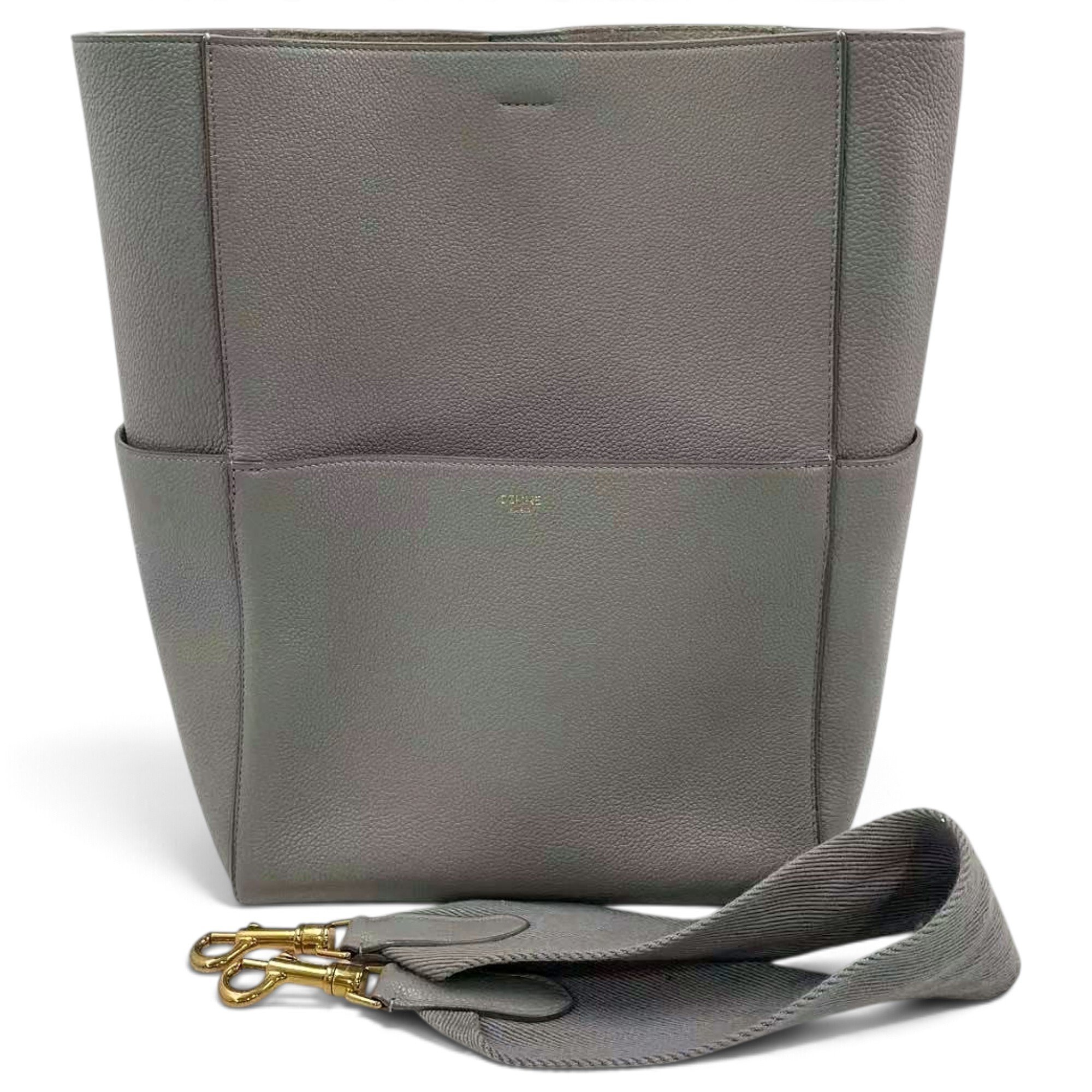 Seau Sangle leather tote
