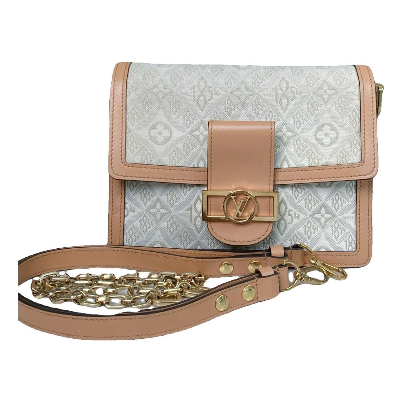 Dauphine leather handbag