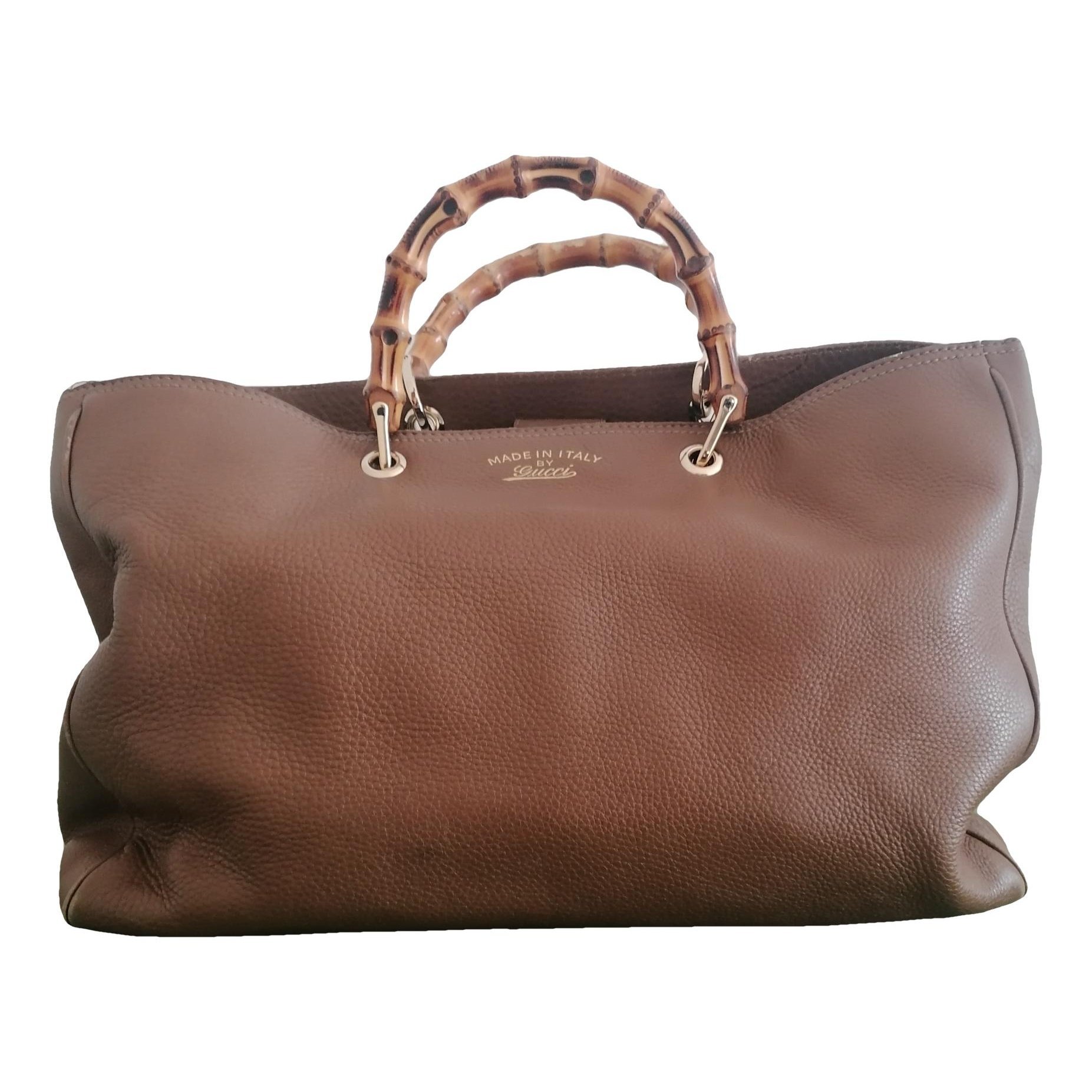Bamboo leather tote