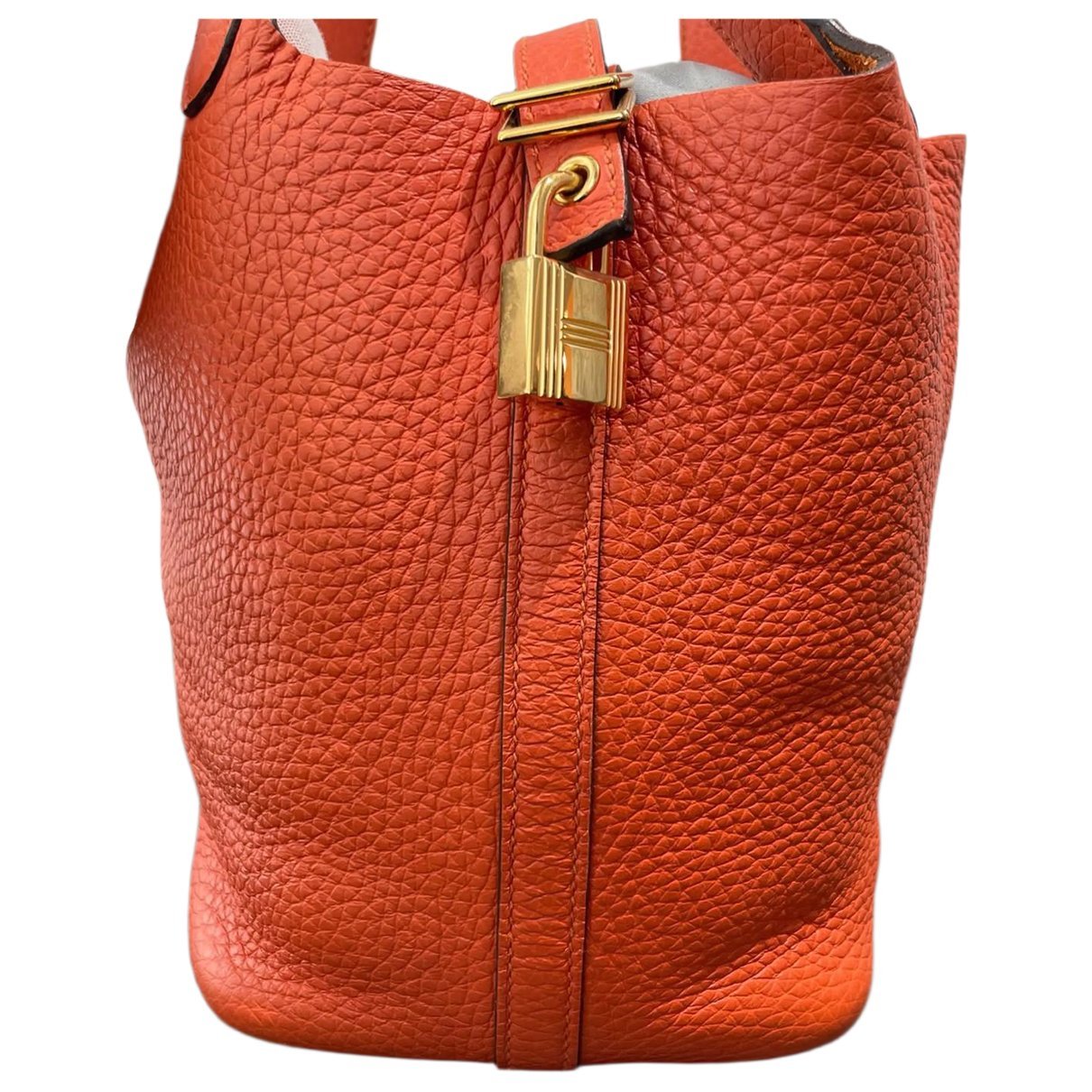Hermes Picotin Handbag Orange