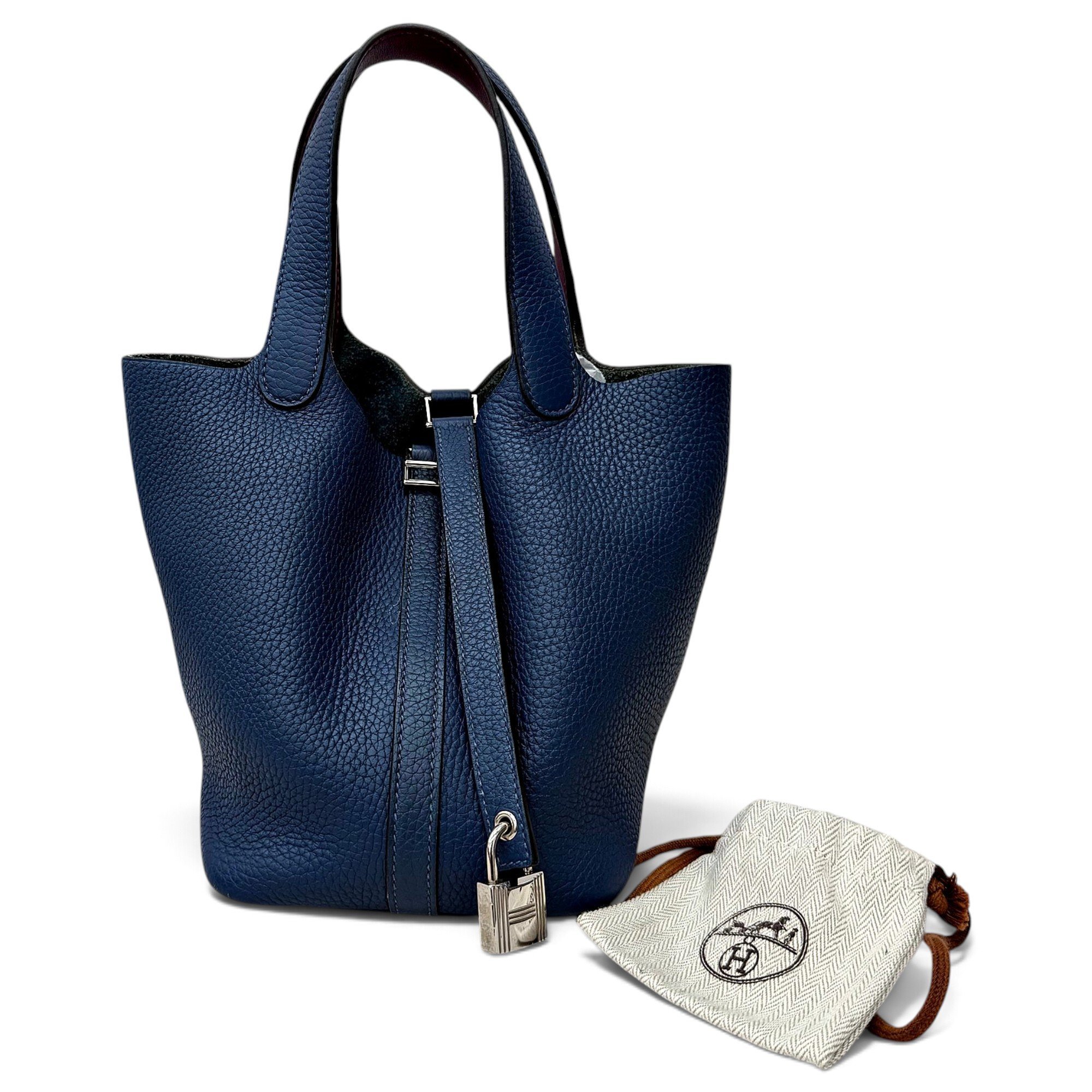Picotin leather handbag