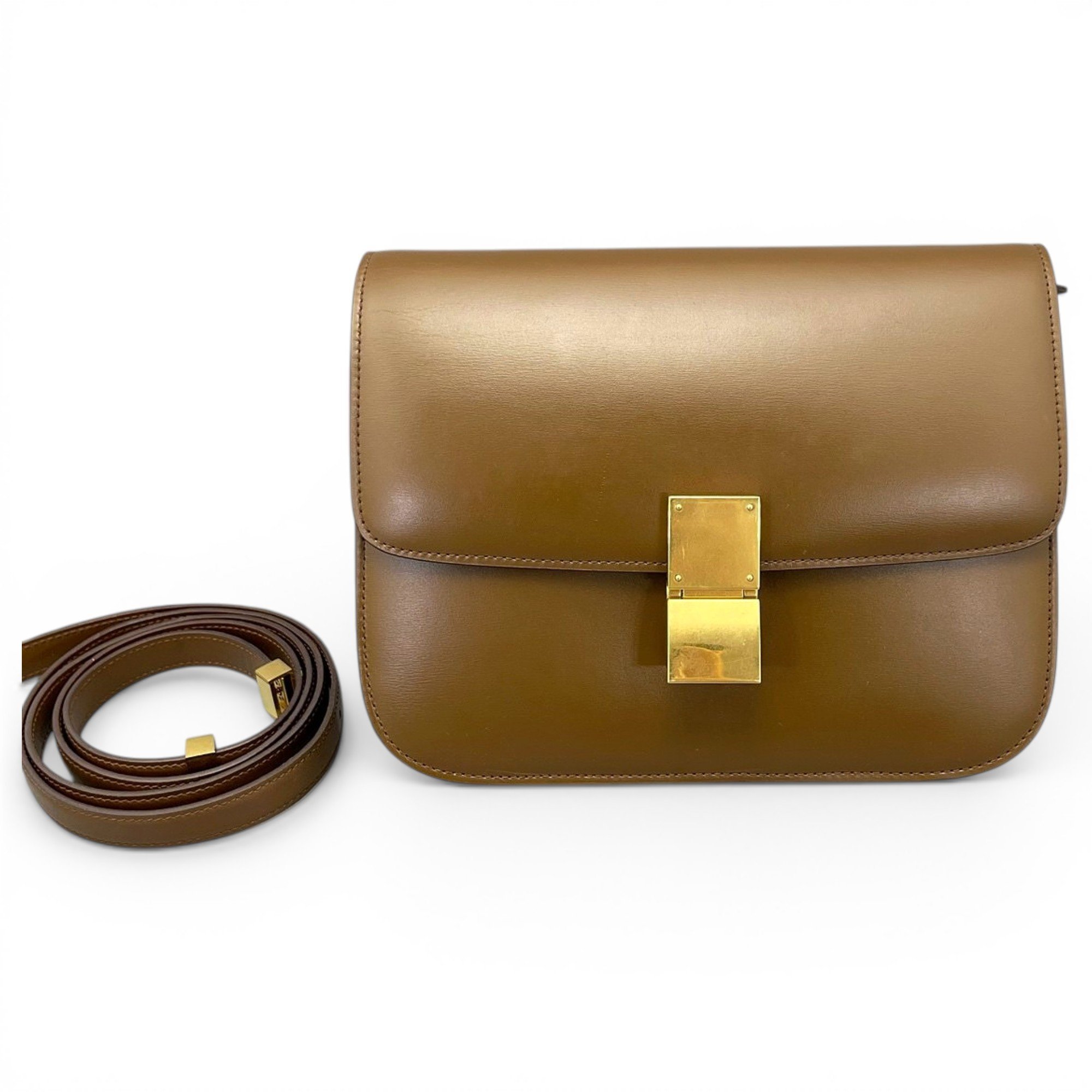 Classic leather handbag
