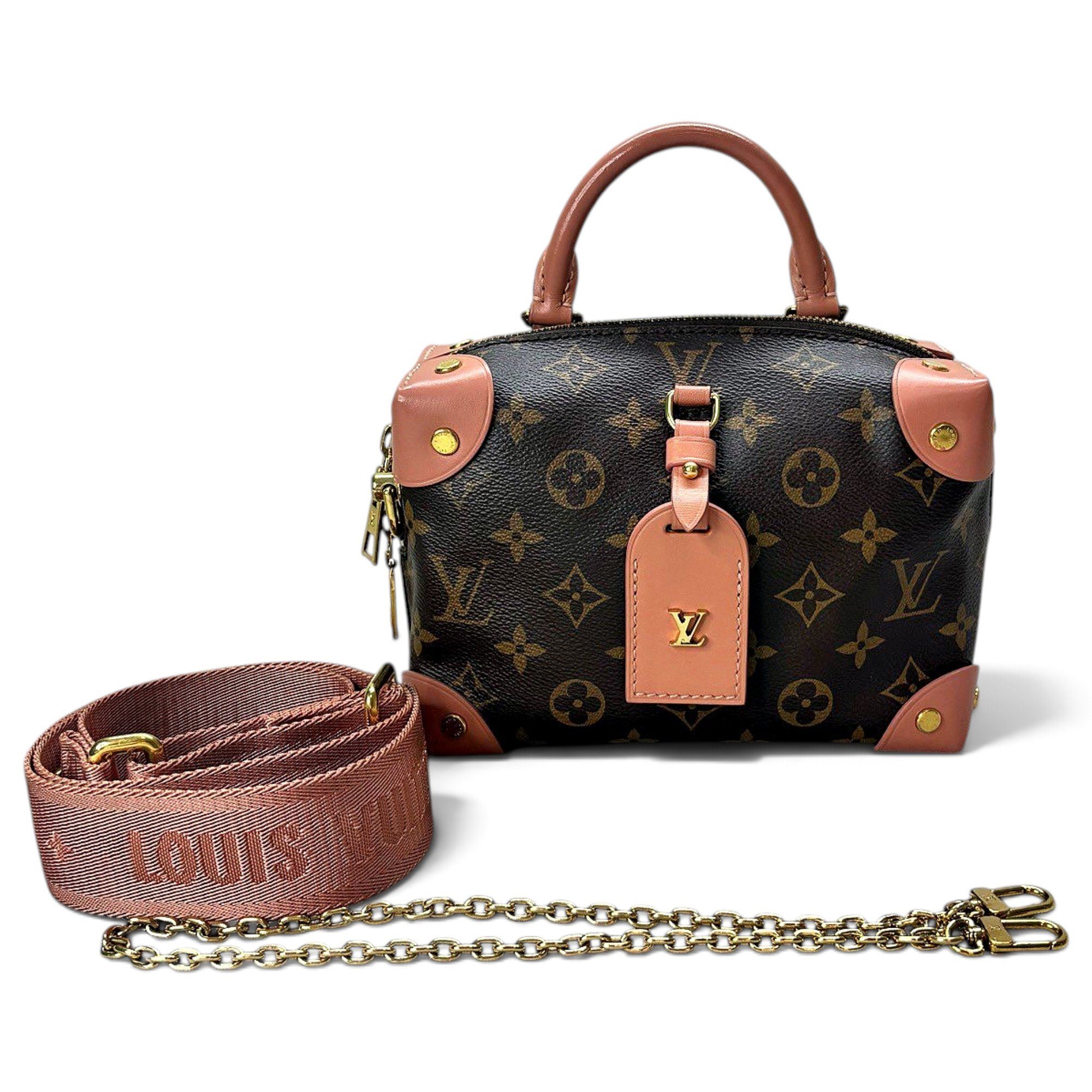 Petite Malle Souple leather handbag