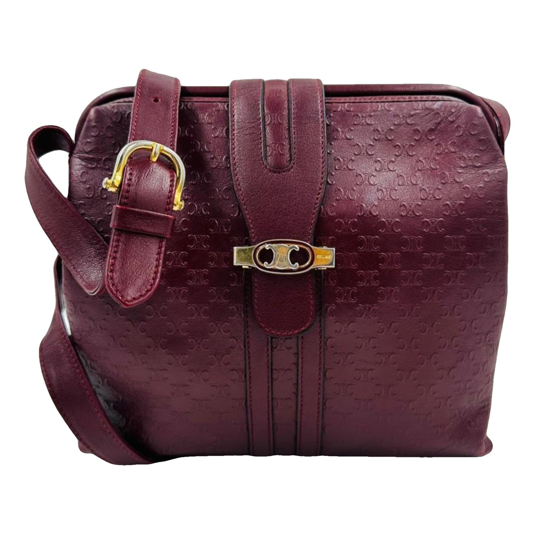 Triomphe leather handbag