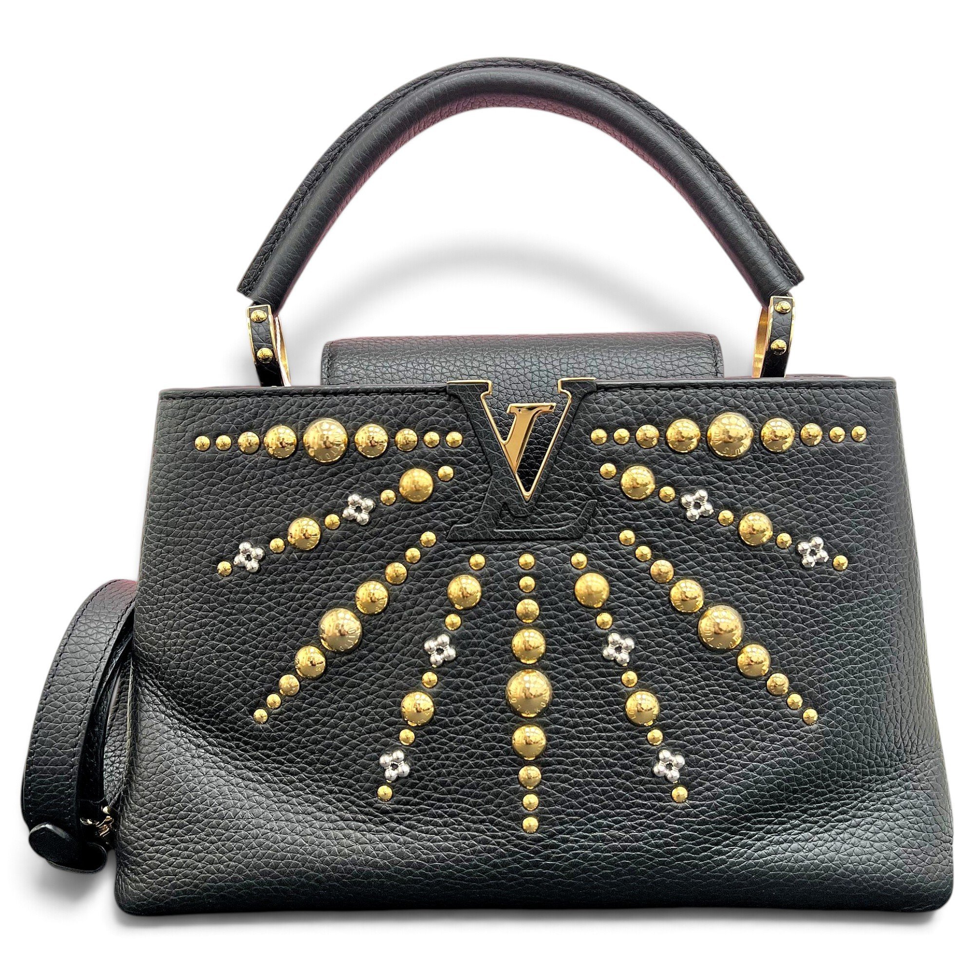 Capucines leather handbag