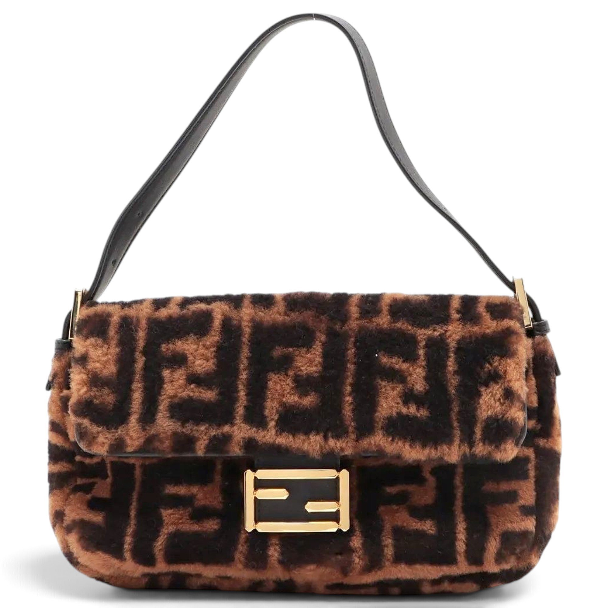 Baguette leather handbag
