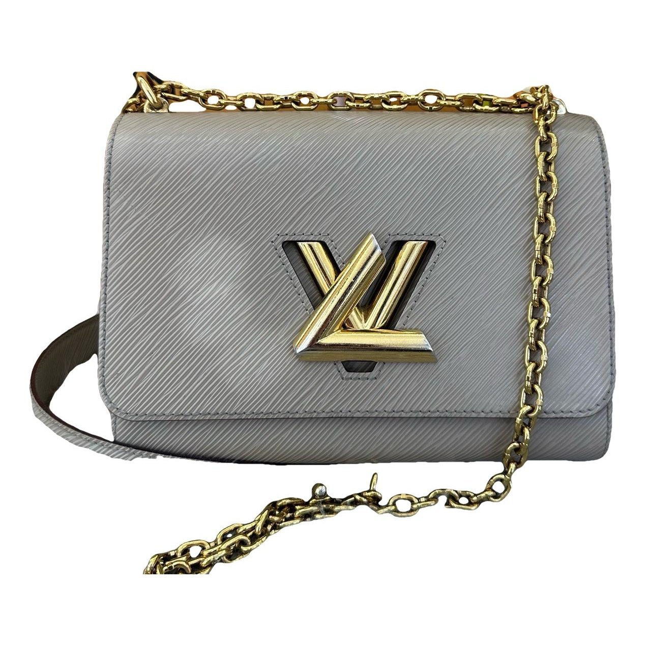 Twist leather handbag