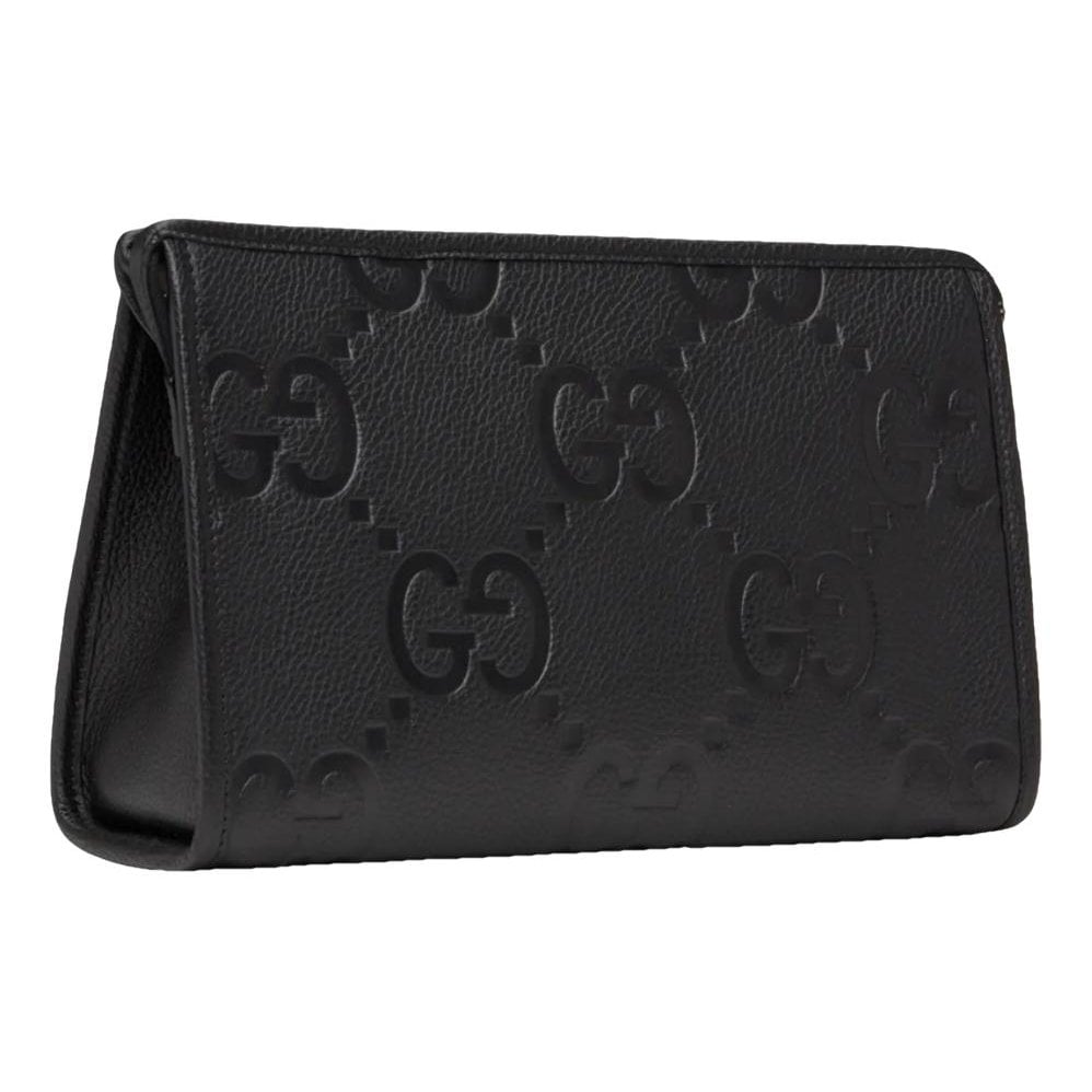 Zumi leather clutch bag
