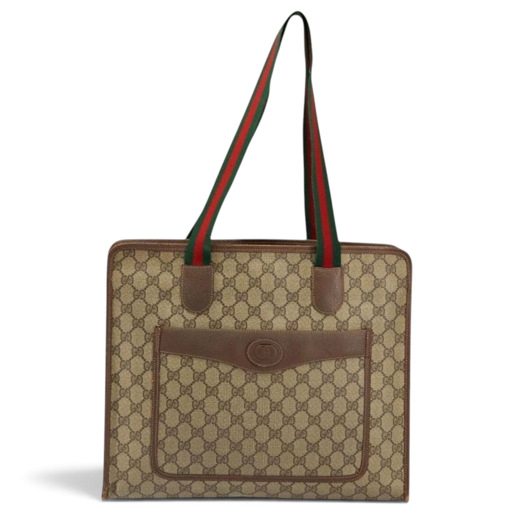 Leather tote