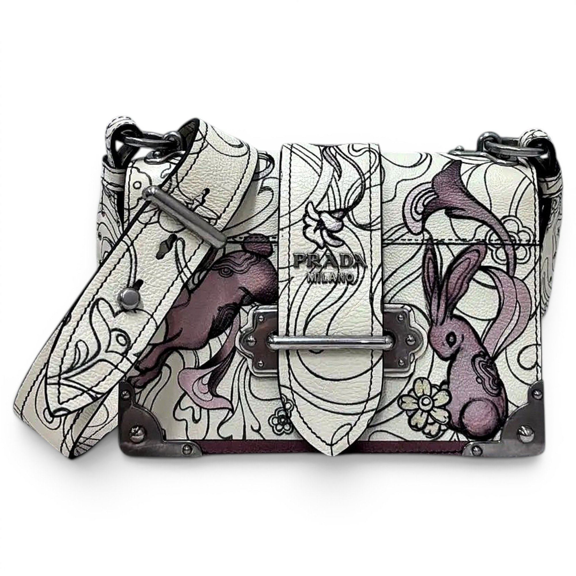 Cahier leather crossbody bag