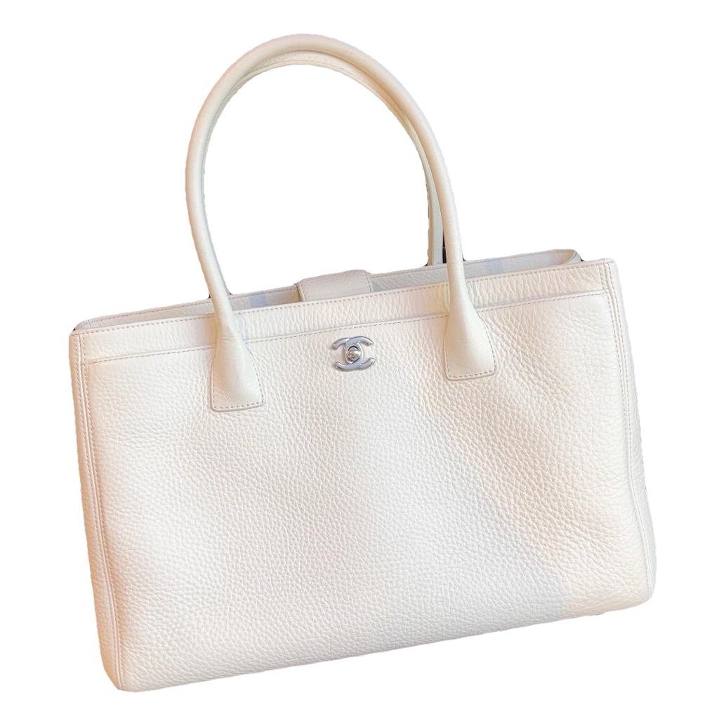 Executive leather tote