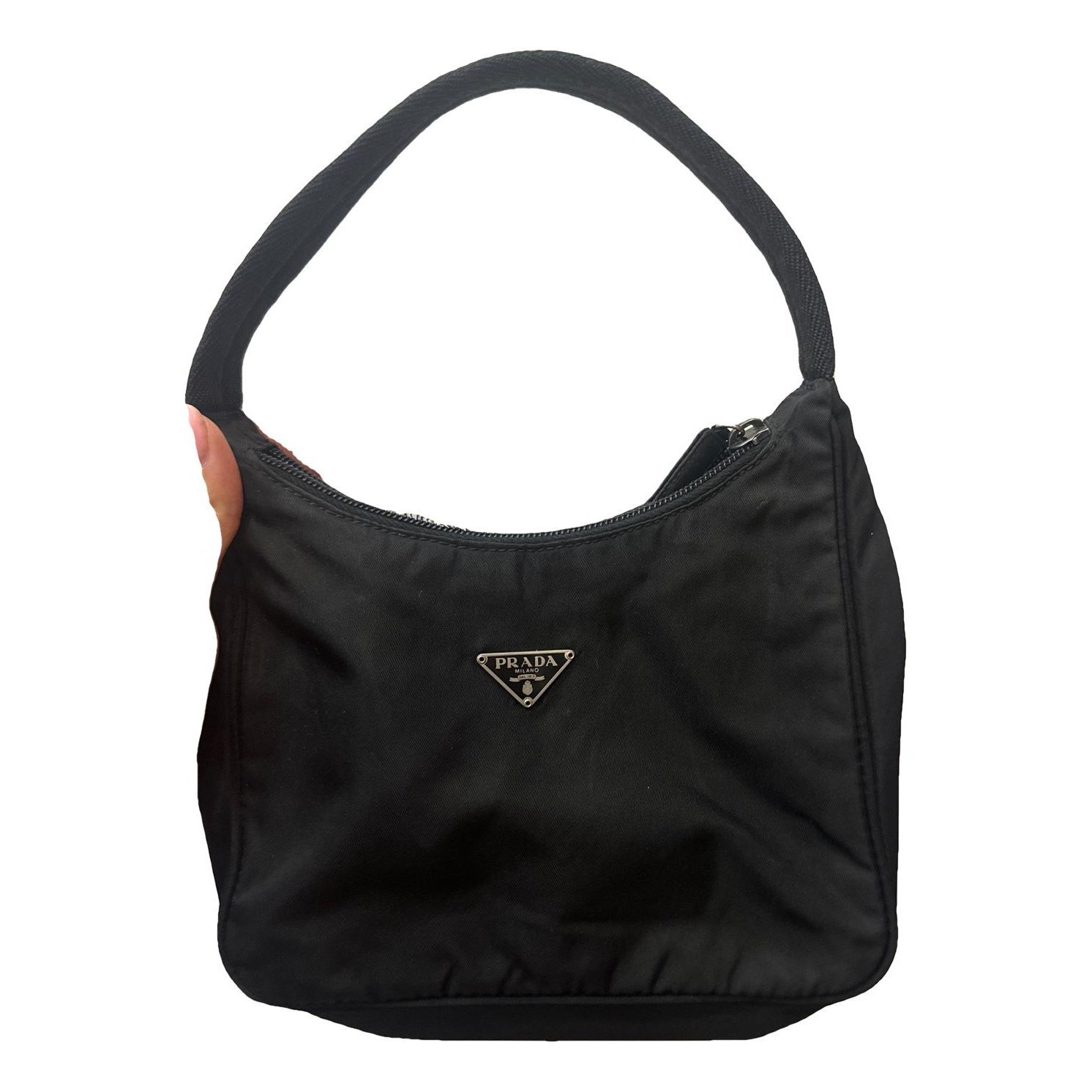Re-edition cloth handbag