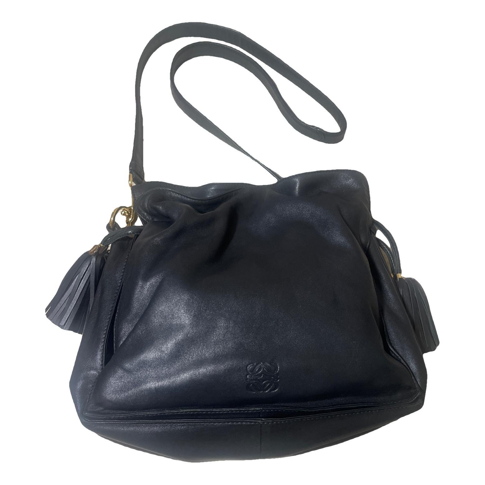 Flamenco leather handbag