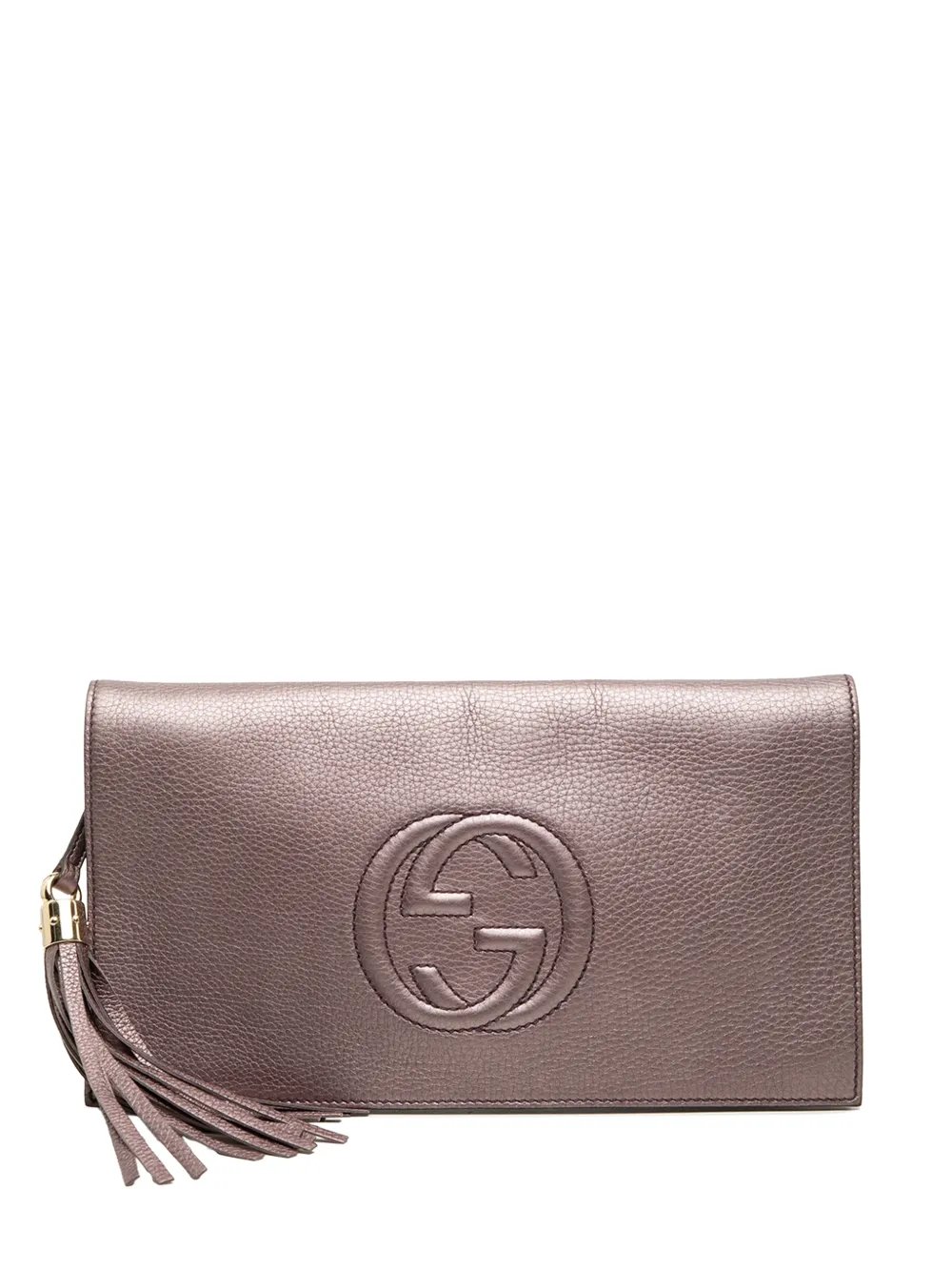 2000-2015 Metallic Calfskin Soho Disco clutch bag