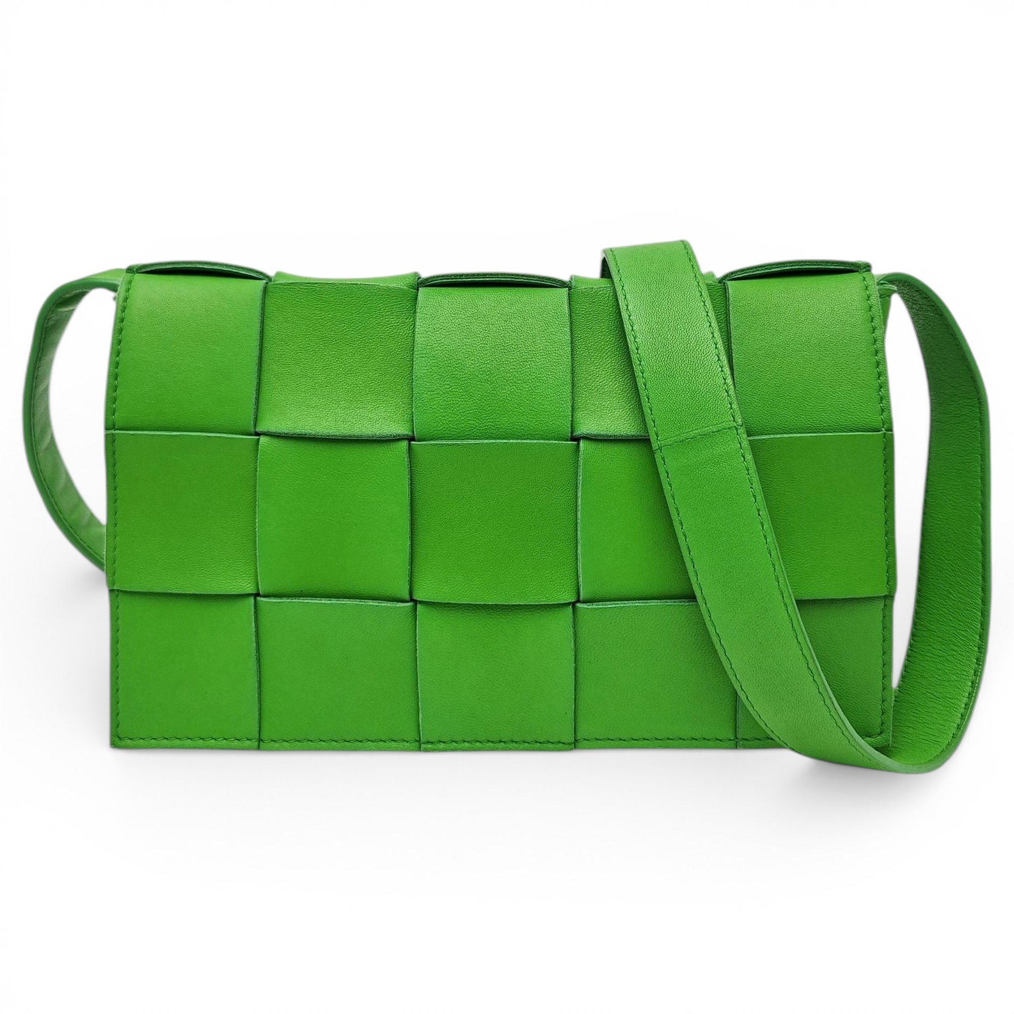 Cassette leather crossbody bag