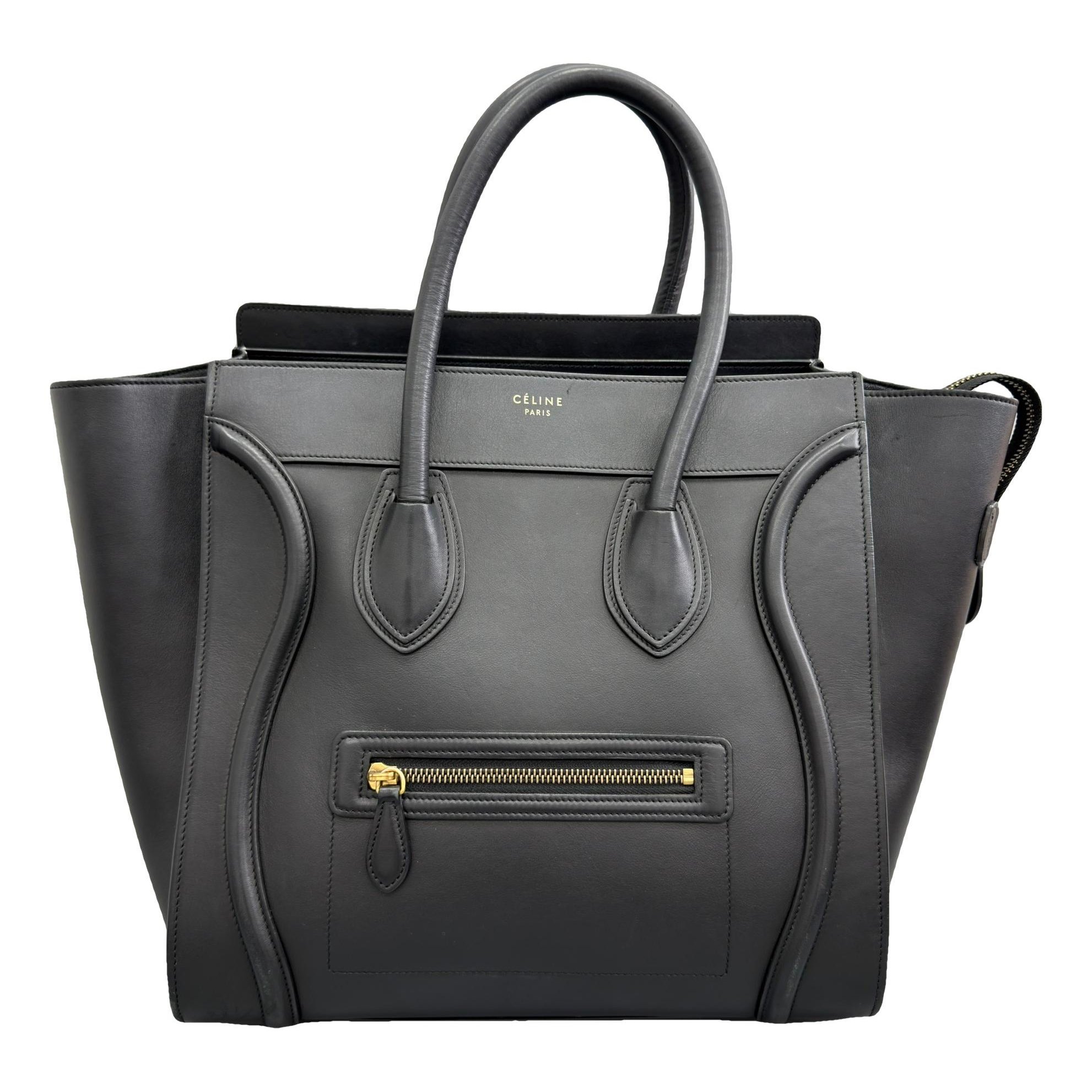 Luggage leather handbag