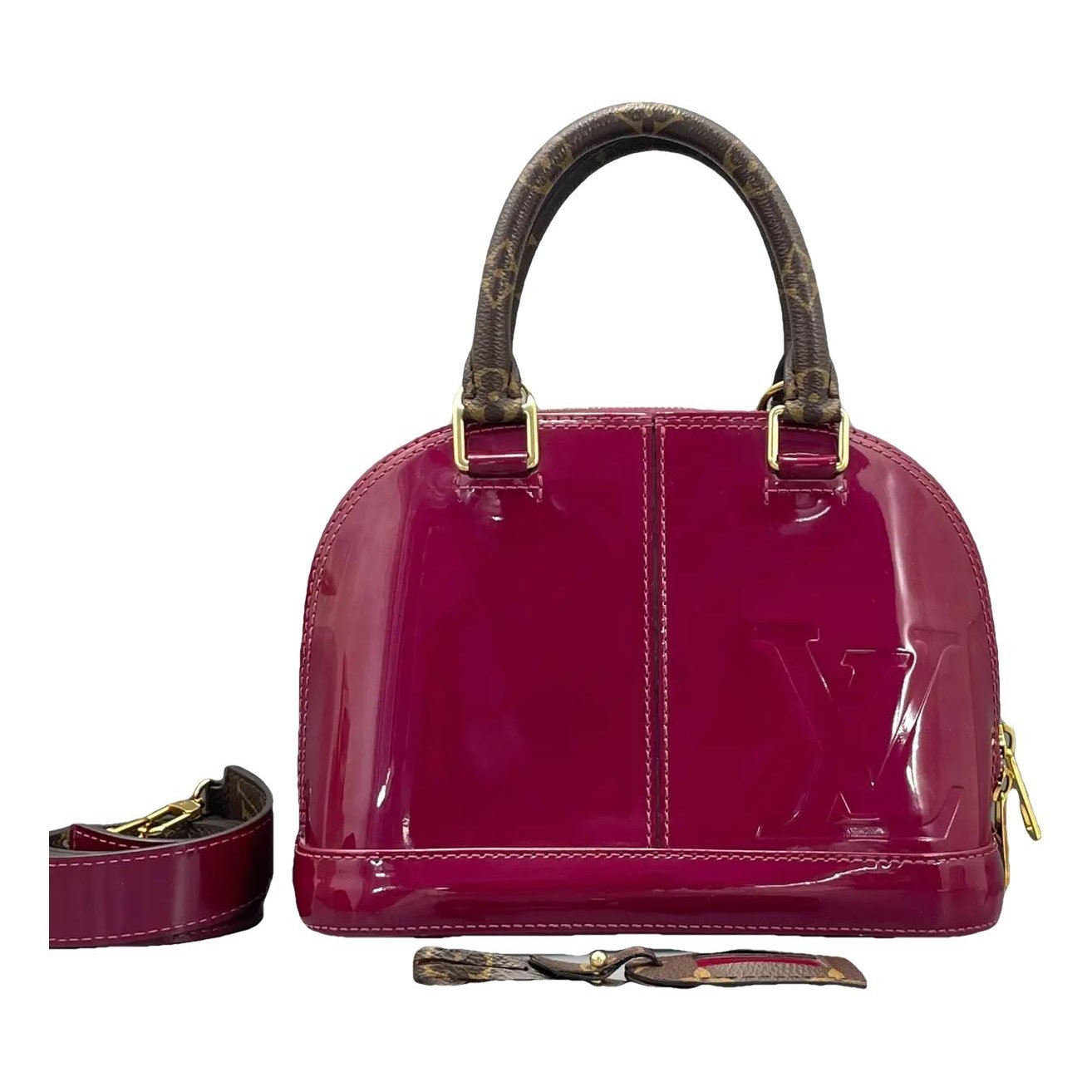 Alma BB patent leather crossbody bag