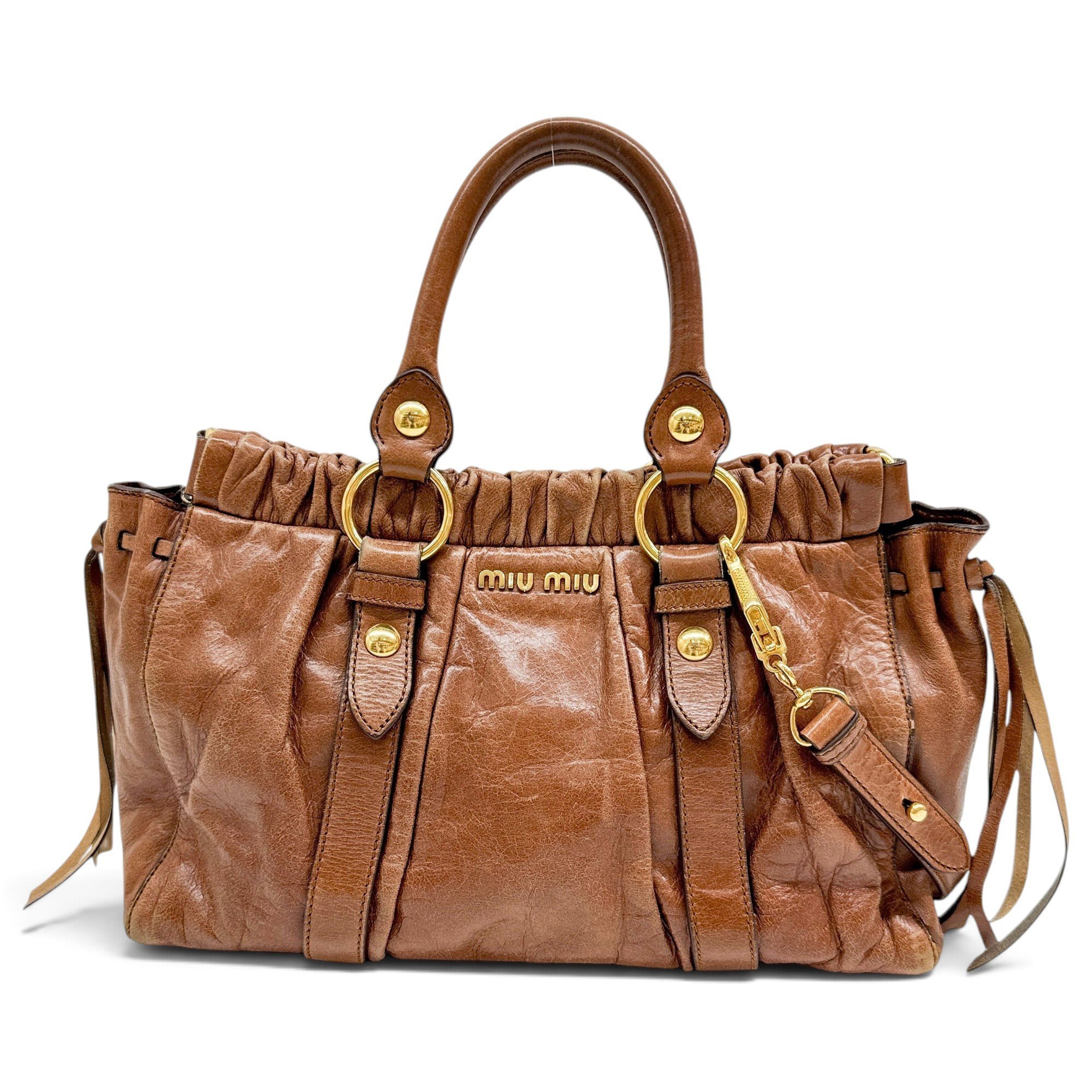 Vitello leather handbag