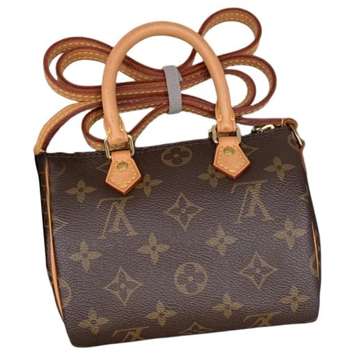 Nano Speedy / Mini HL leather crossbody bag