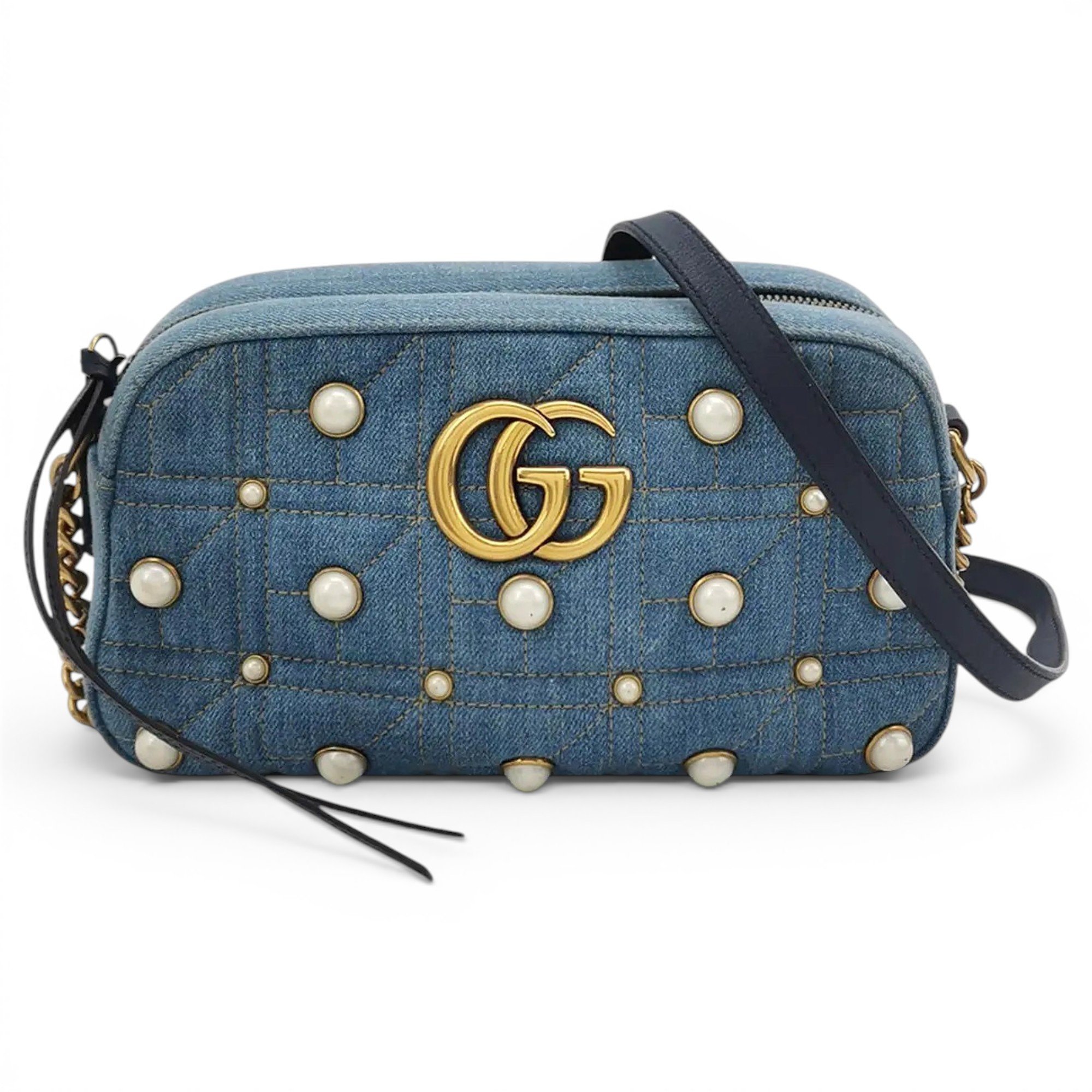 Pearly GG Marmont crossbody bag
