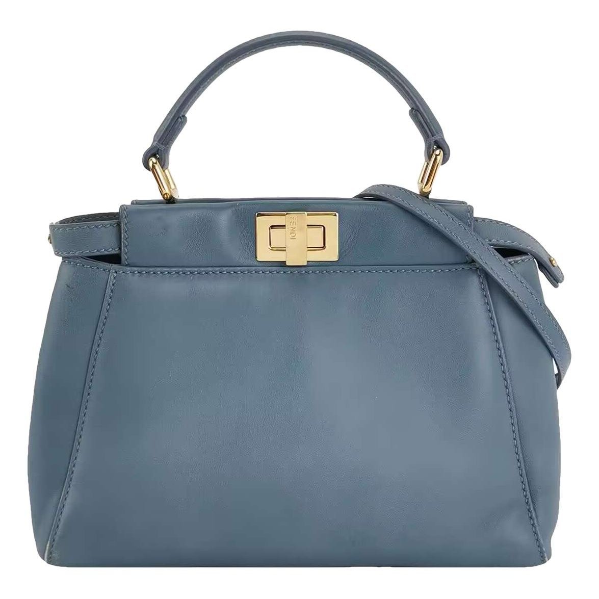Peekaboo leather handbag