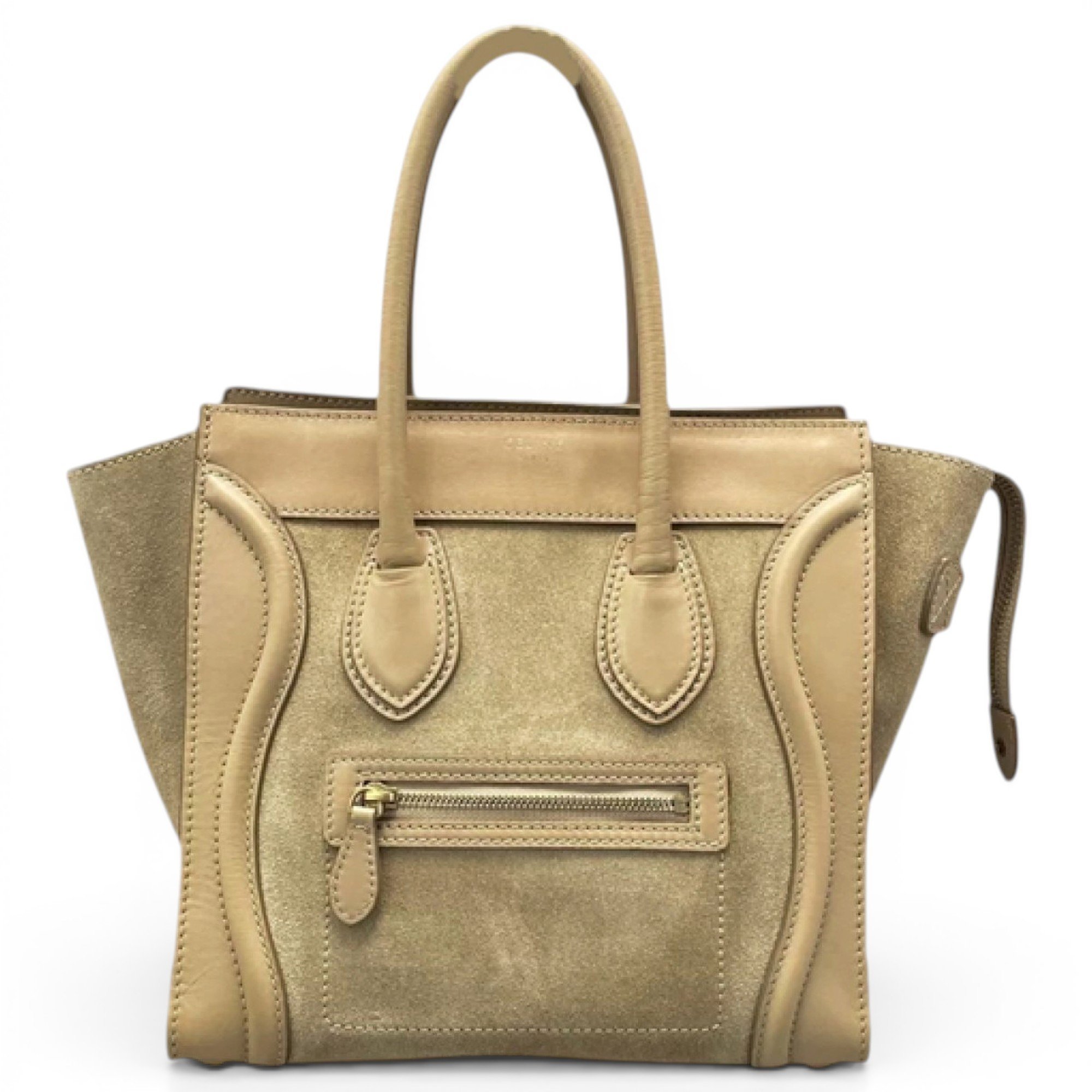 Luggage leather handbag