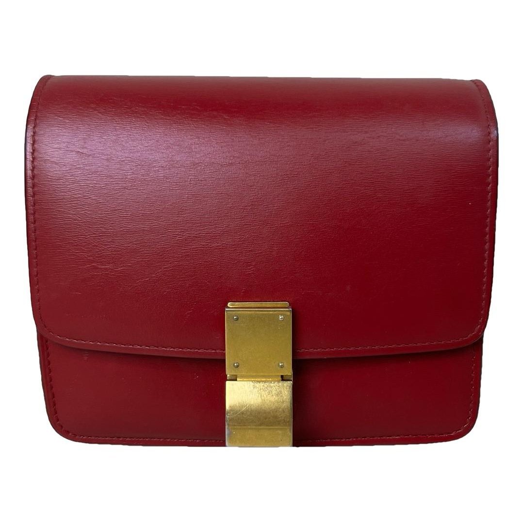 Classic leather crossbody bag