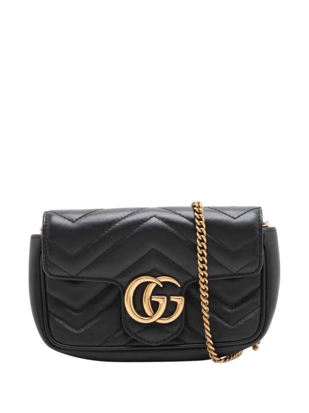 2000-2015 Mini GG Marmont Matelasse Calfskin Flap crossbody bag